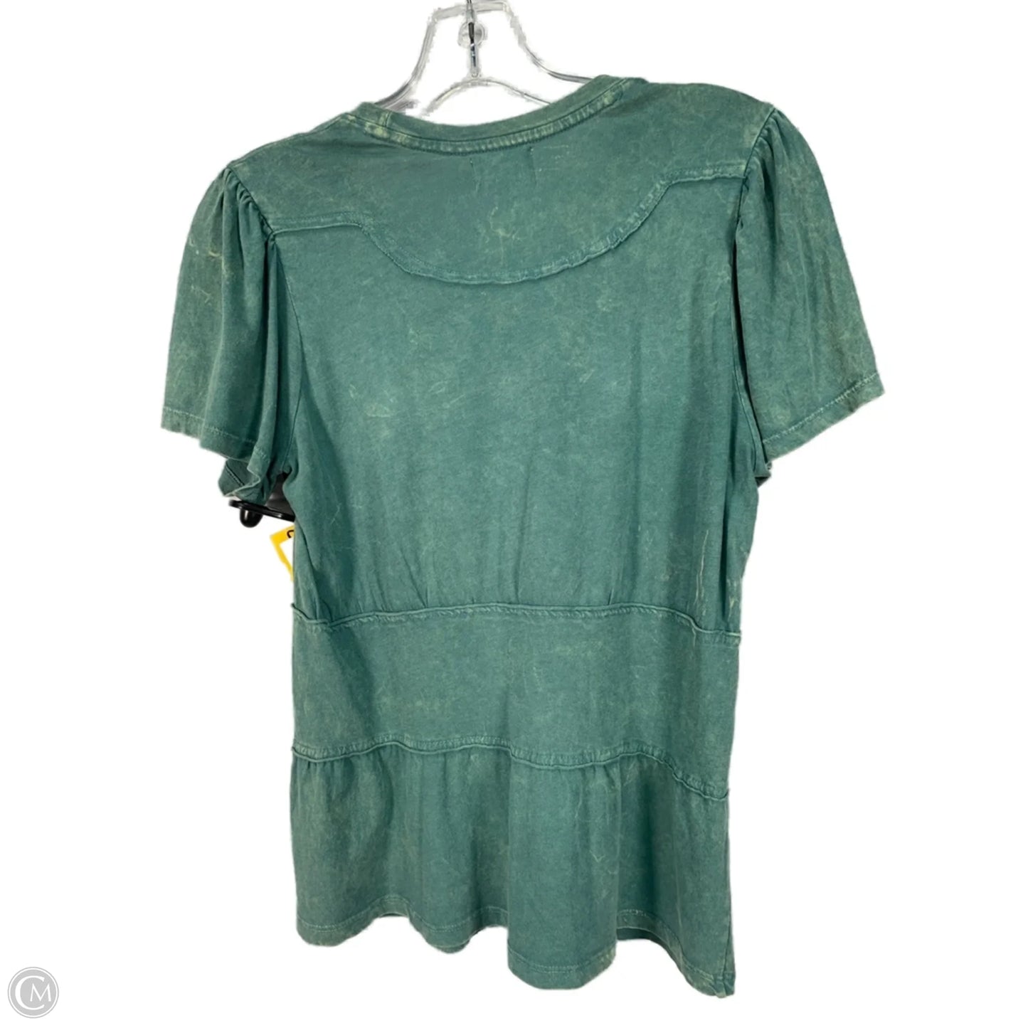 Top Short Sleeve By Deletta In Teal, Size: Xs