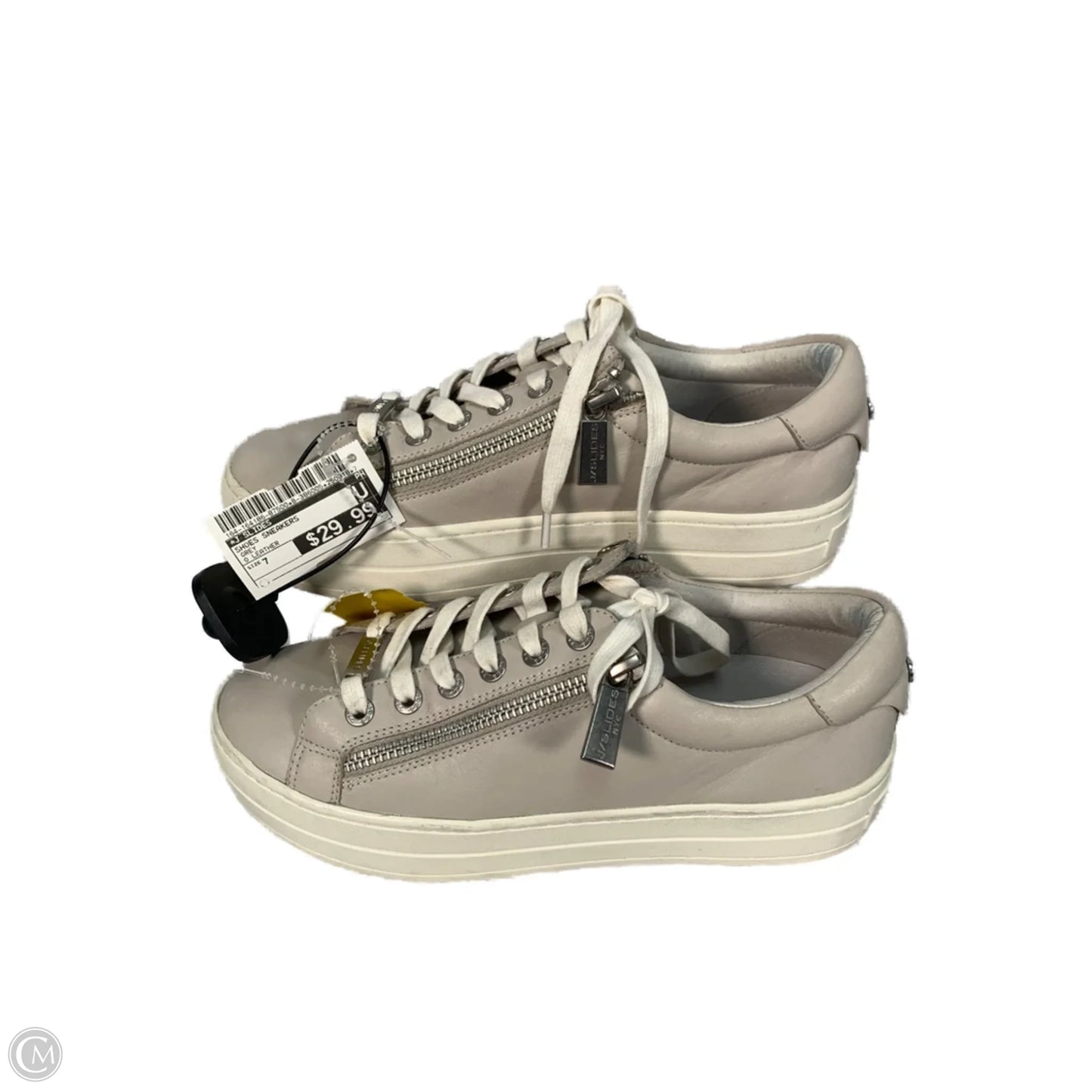 Shoes Sneakers By J Slides In Grey, Size: 7