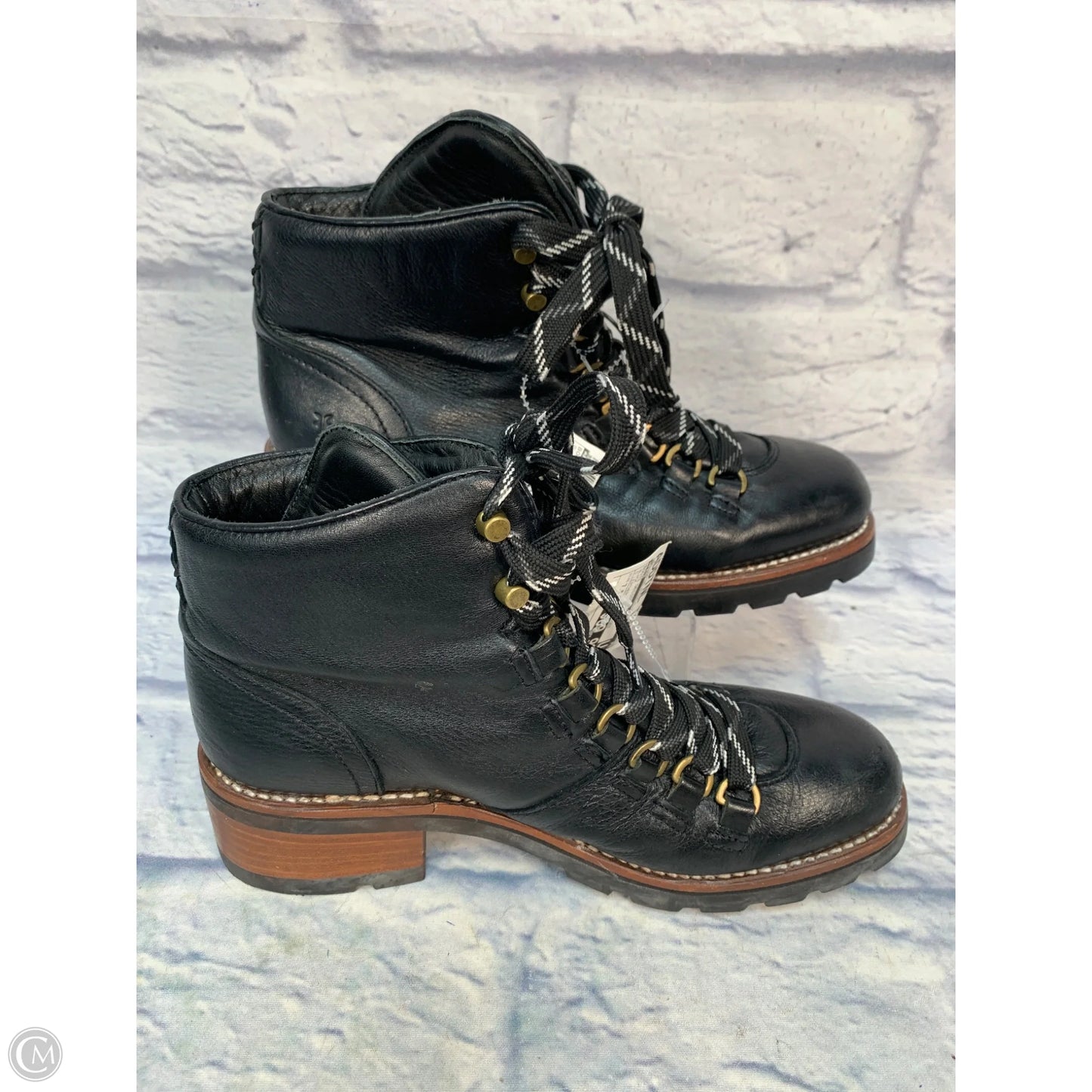 Boots Designer By Frye In Black, Size: 7.5