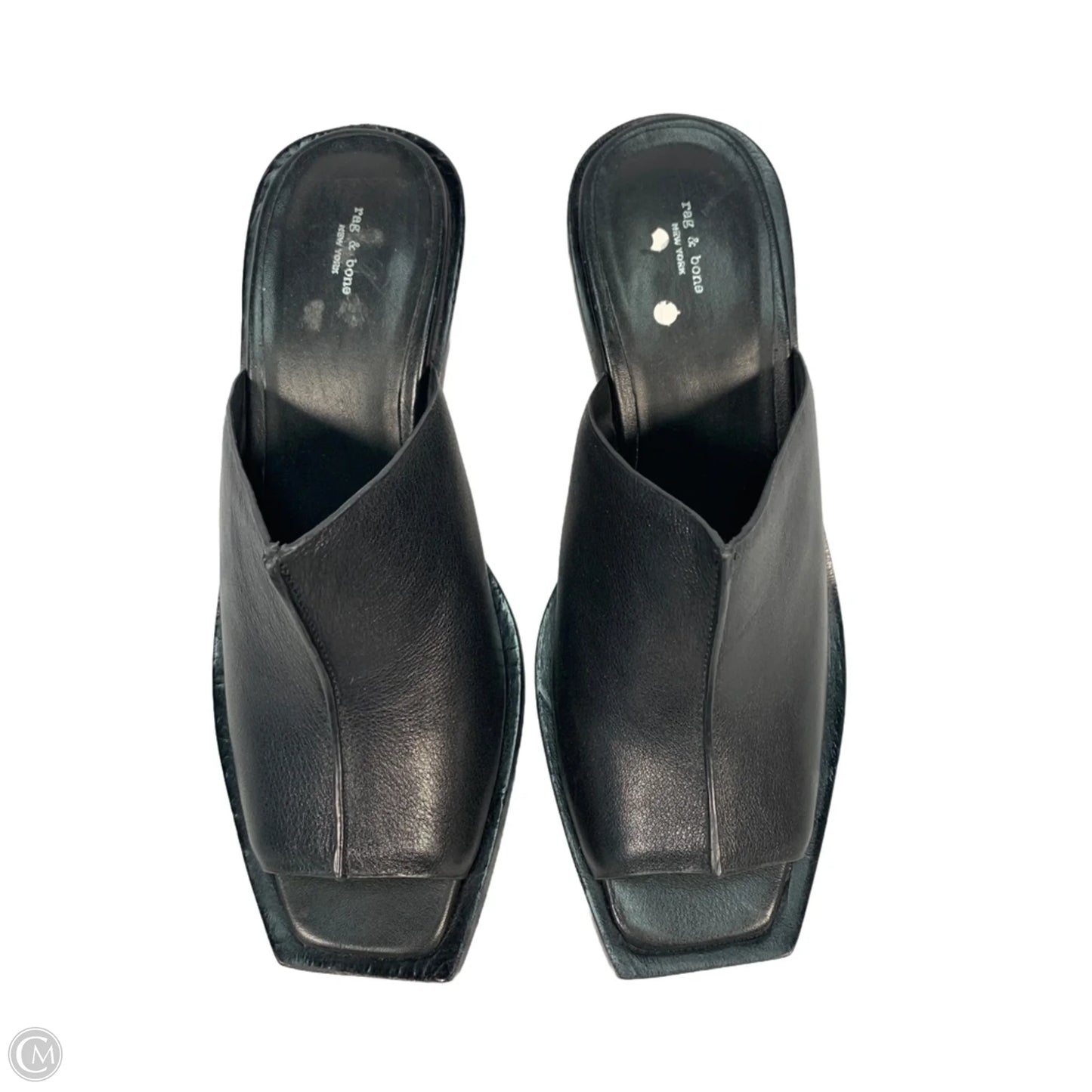 Shoes Heels Wedge By Rag And Bone In Black, Size: 9.5