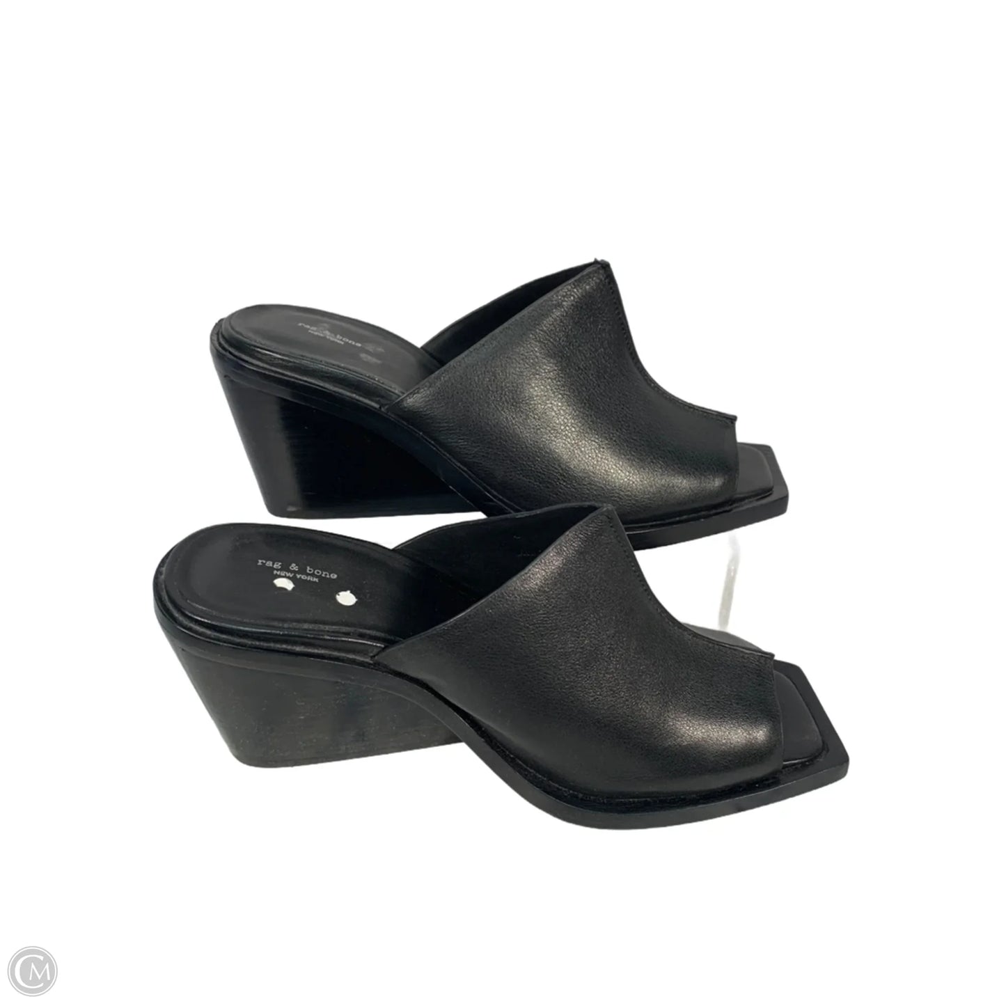 Shoes Heels Wedge By Rag And Bone In Black, Size: 9.5