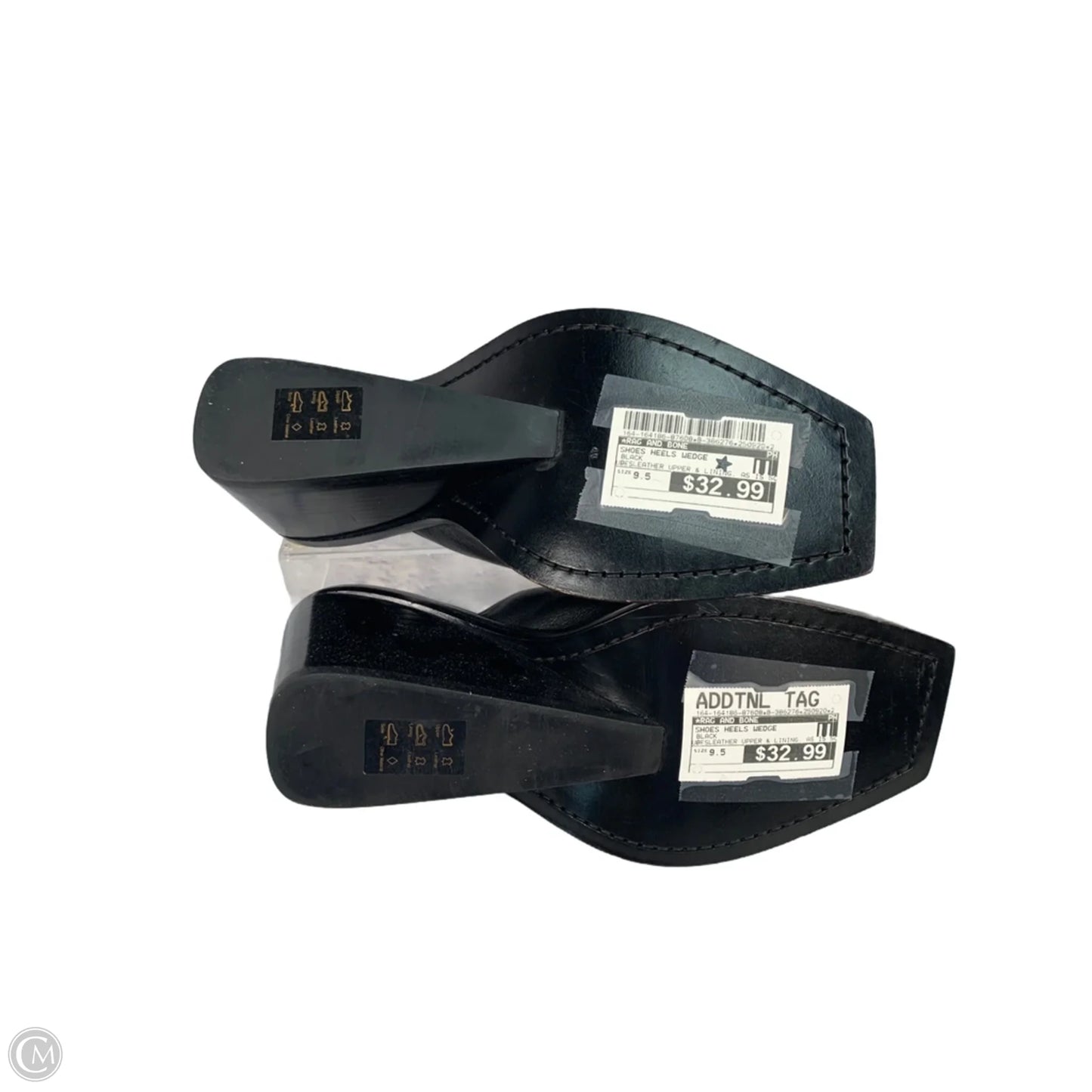 Shoes Heels Wedge By Rag And Bone In Black, Size: 9.5