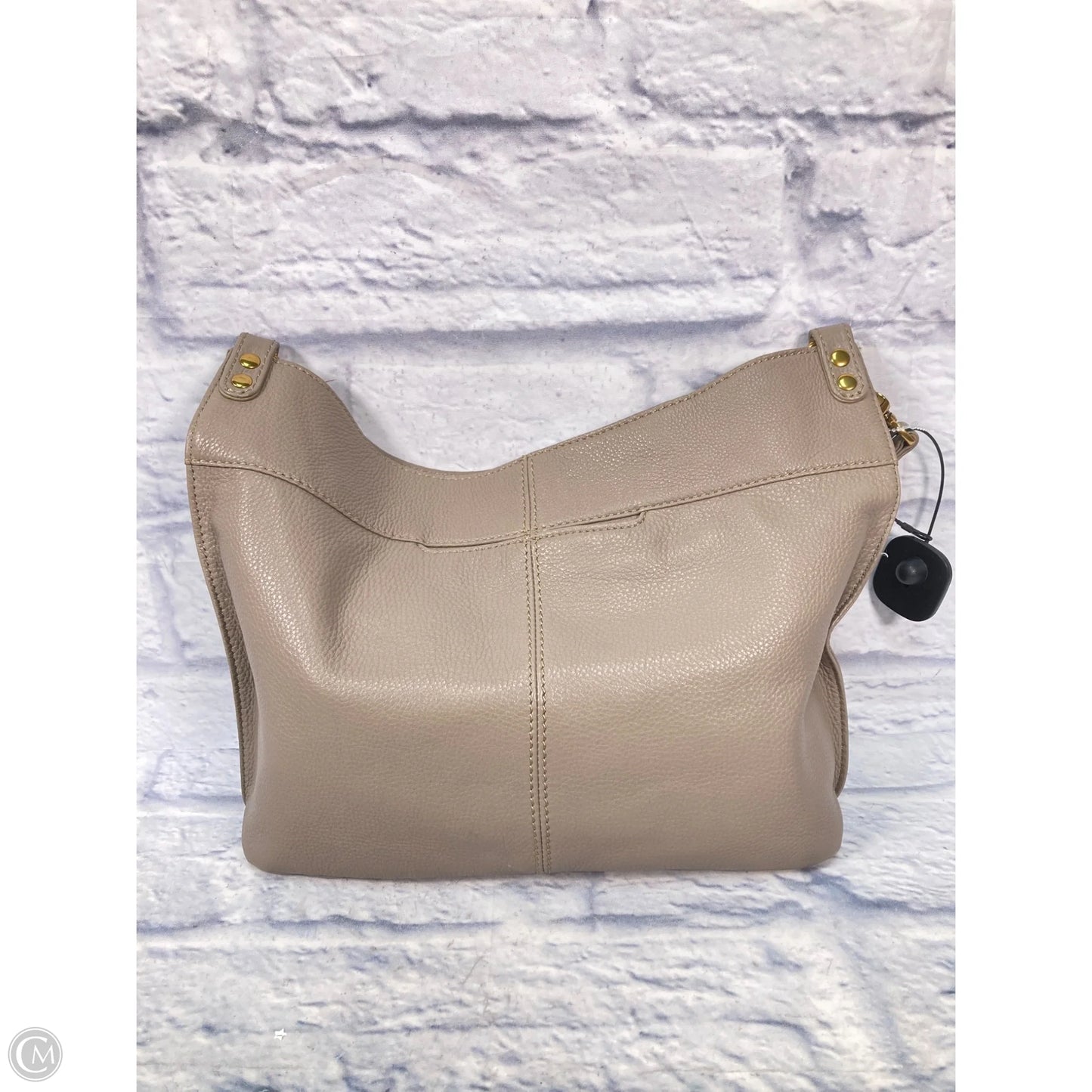 Handbag Leather By Hobo Intl, Size: Large