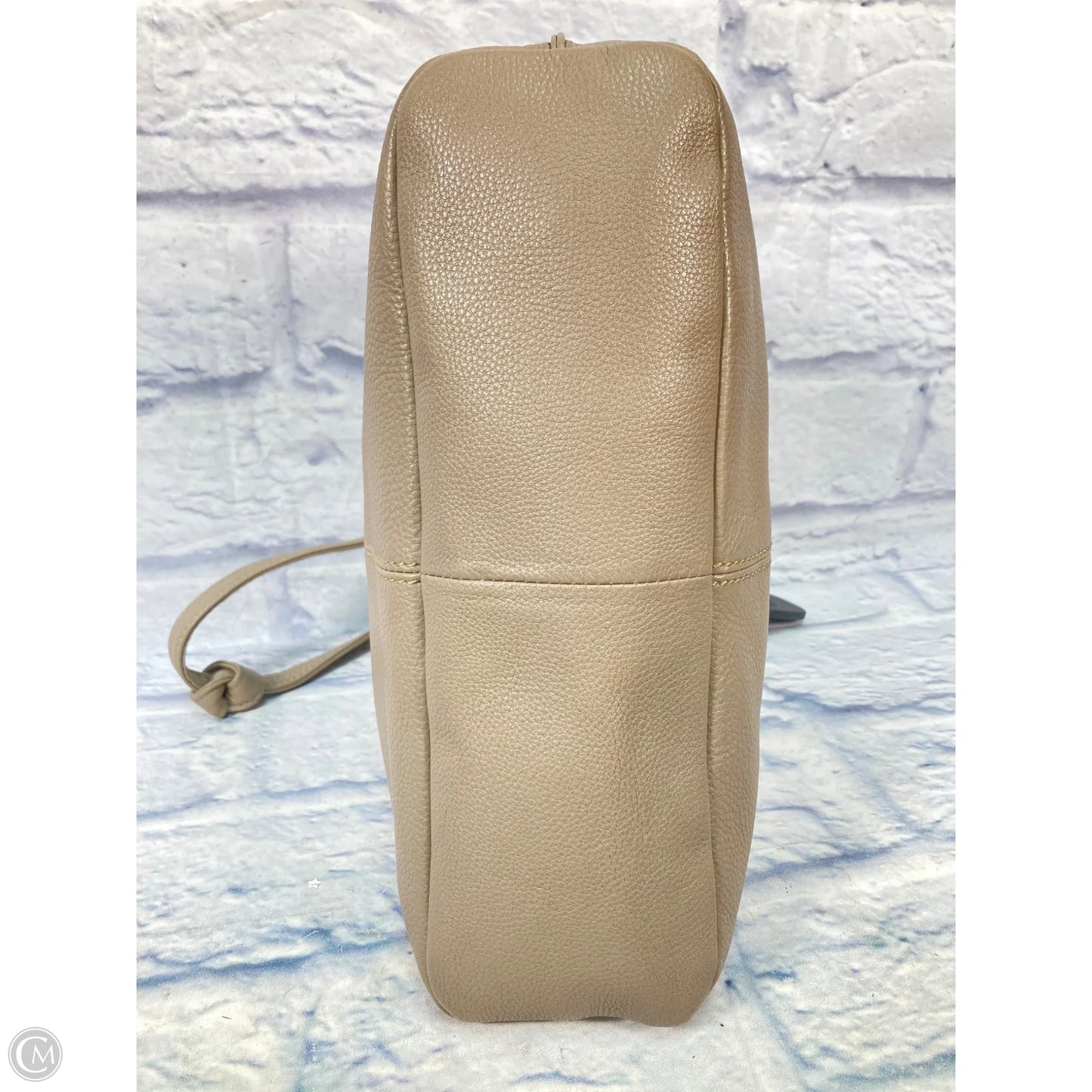 Handbag Leather By Hobo Intl, Size: Large