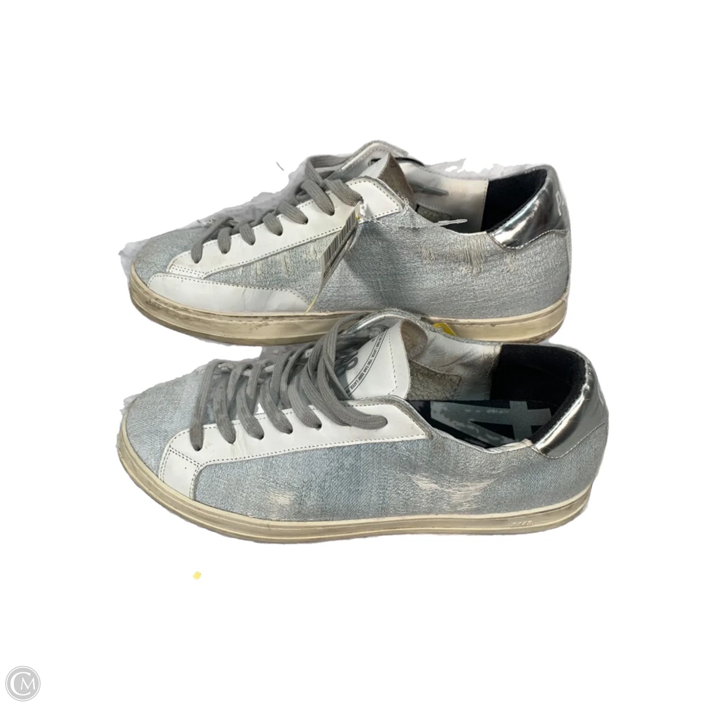 Shoes Sneakers By P448 In Blue & Grey, Size: 10