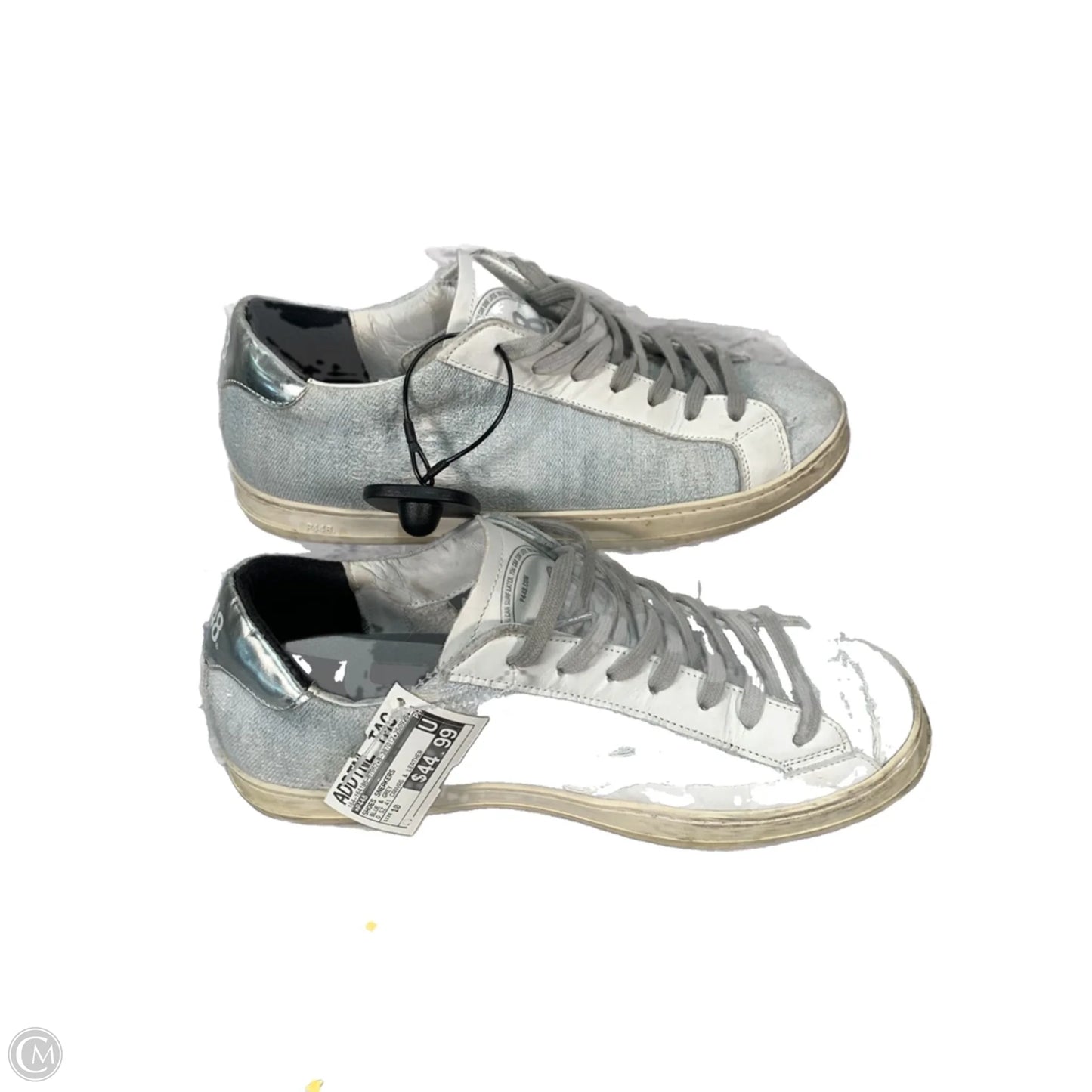 Shoes Sneakers By P448 In Blue & Grey, Size: 10