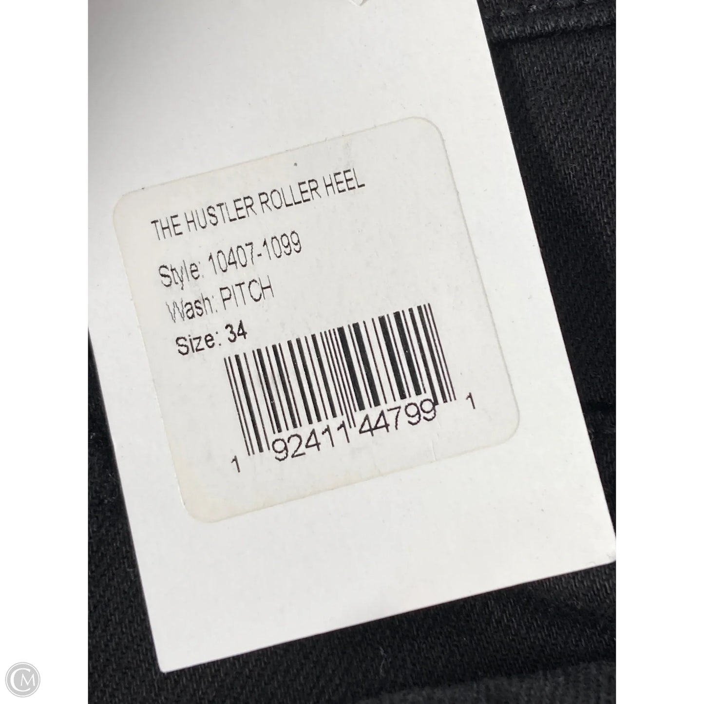 Jeans Wide Leg By Mother In Black, Size: 18