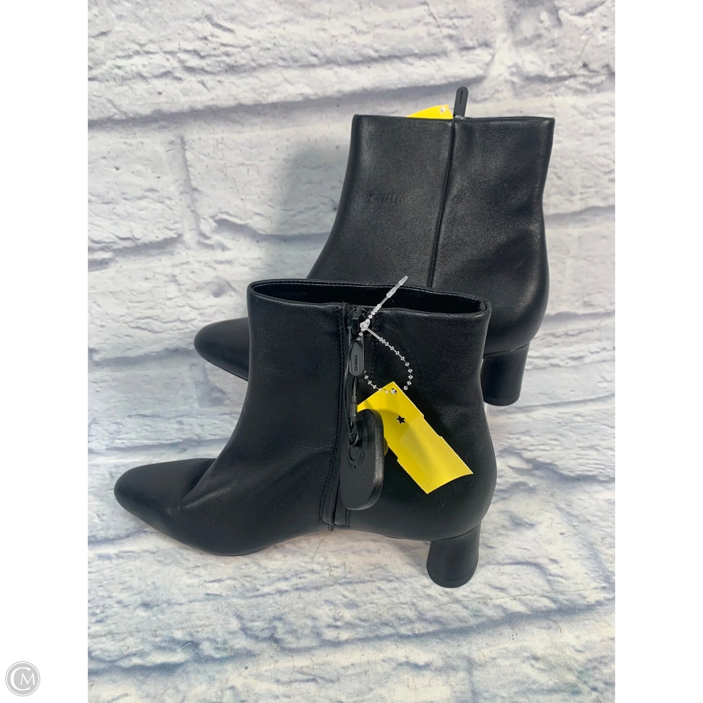 Boots Ankle Heels By Vince In Black, Size: 7.5