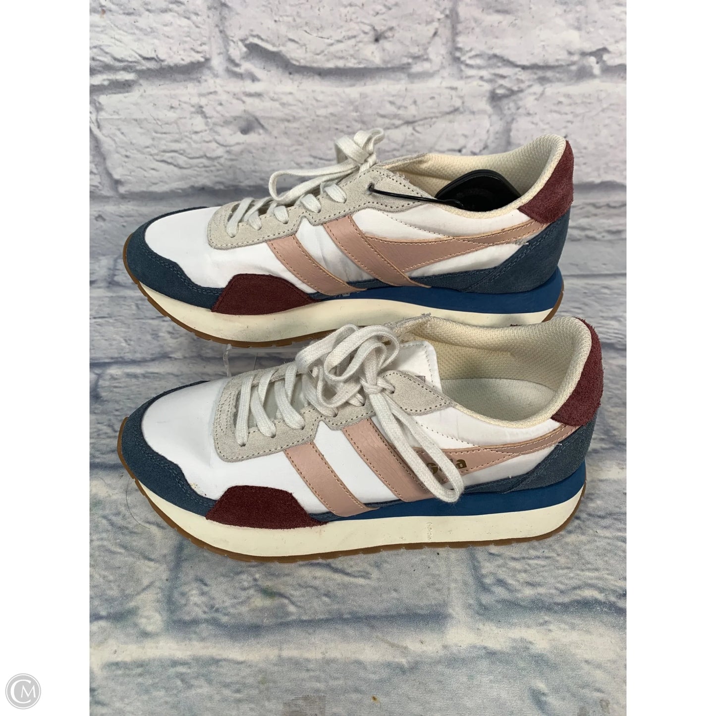 Shoes Sneakers By Gola In Pink & White, Size: 6.5