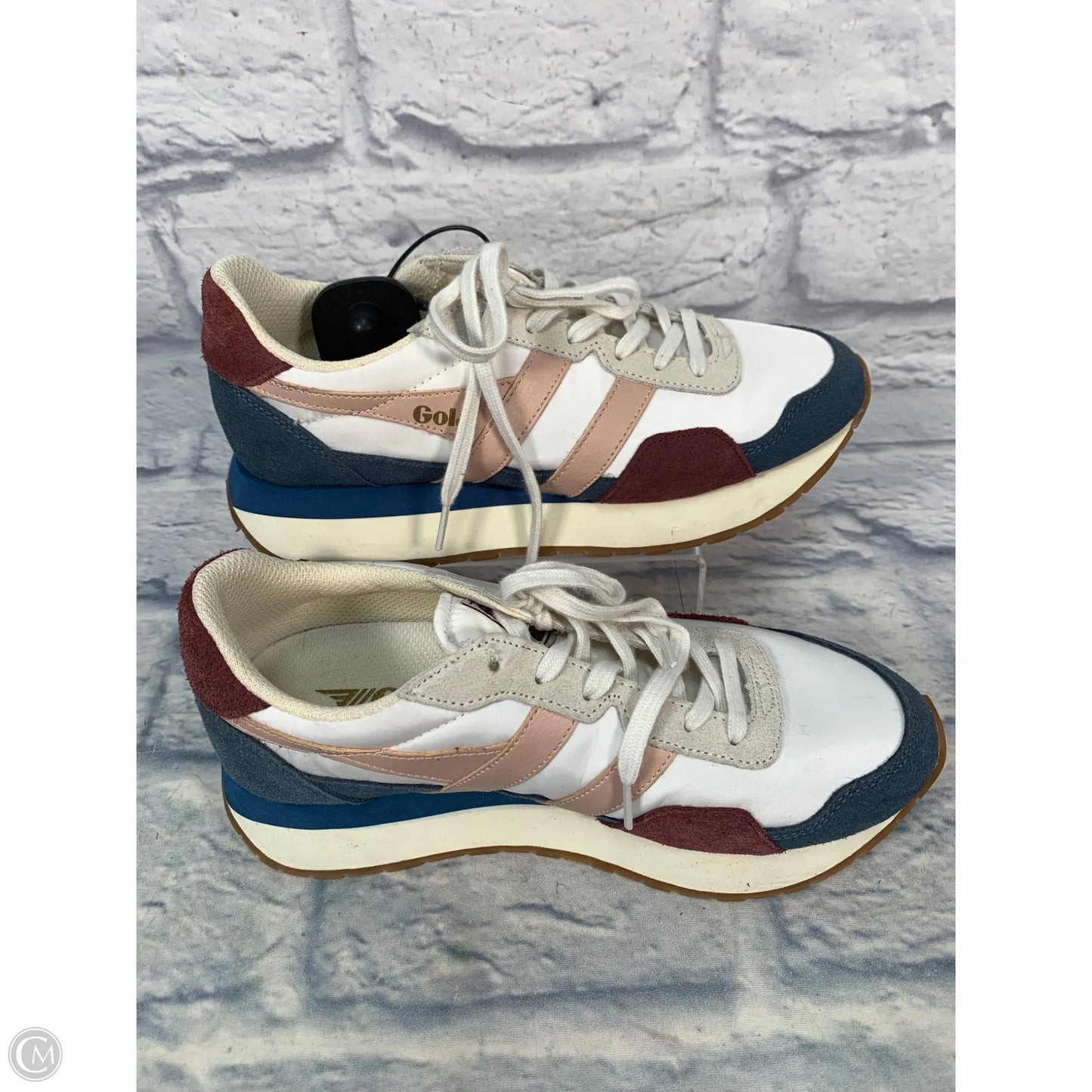 Shoes Sneakers By Gola In Pink & White, Size: 6.5