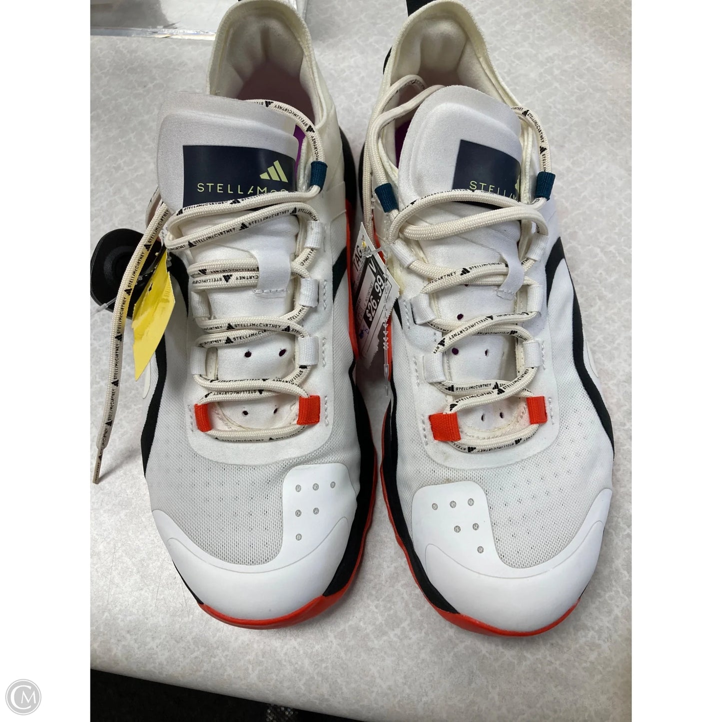 Shoes Sneakers By Adidas In Orange & White, Size: 7.5