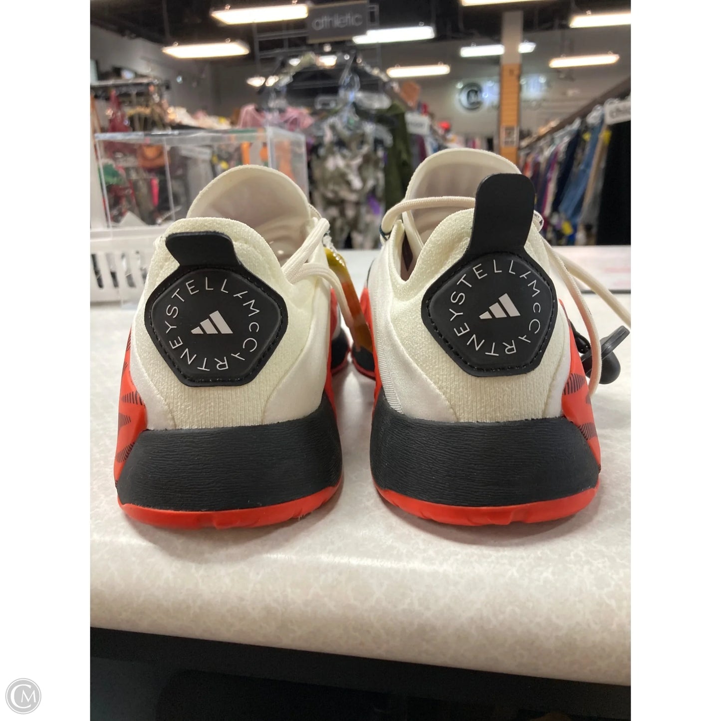 Shoes Sneakers By Adidas In Orange & White, Size: 7.5