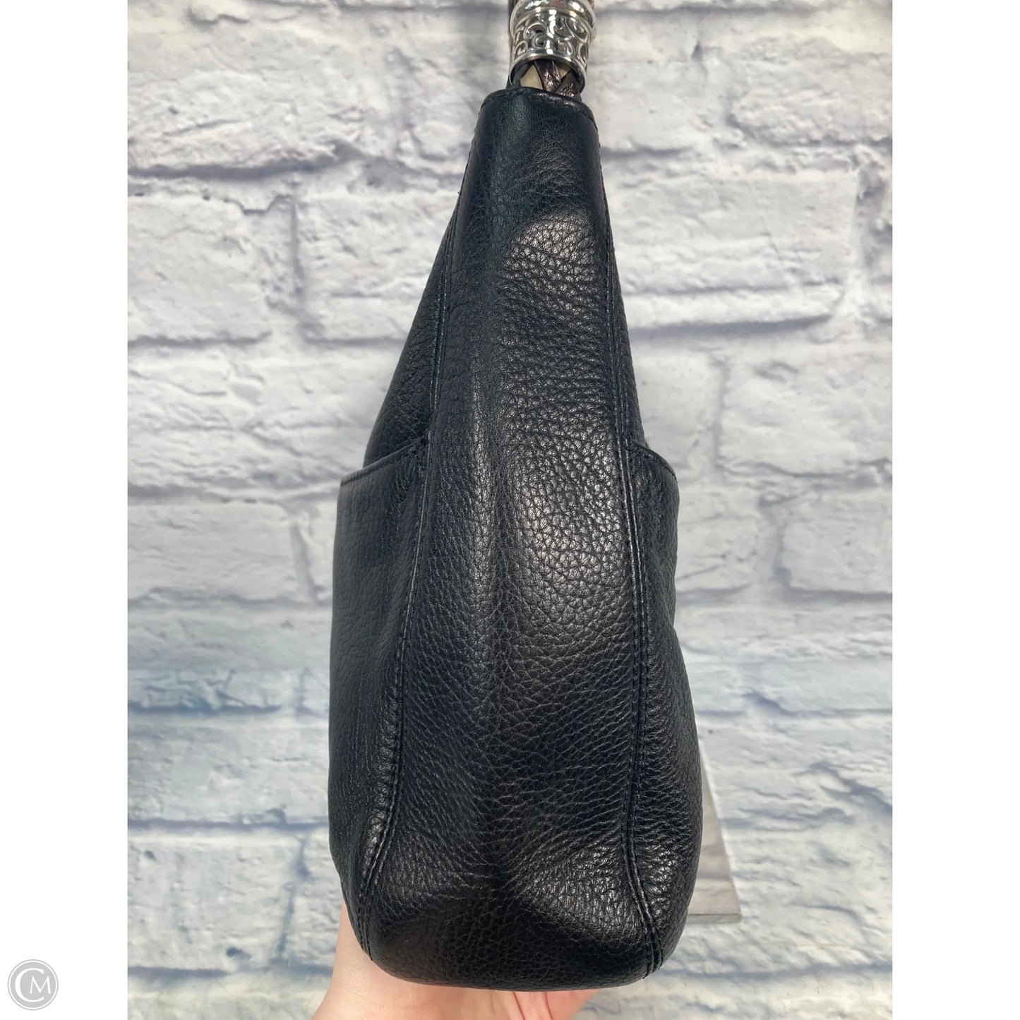 Handbag Leather By Brighton, Size: Medium