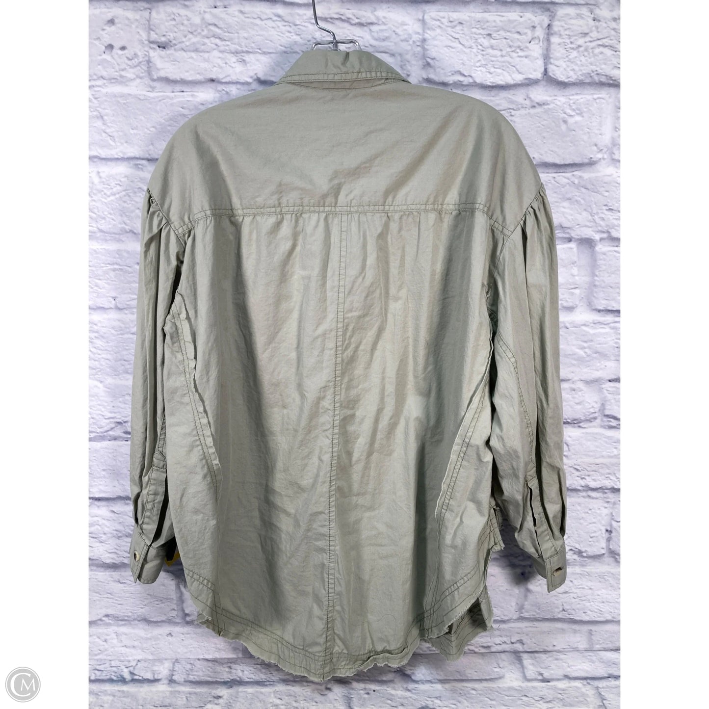 Top Long Sleeve By We The Free In Green, Size: Xs