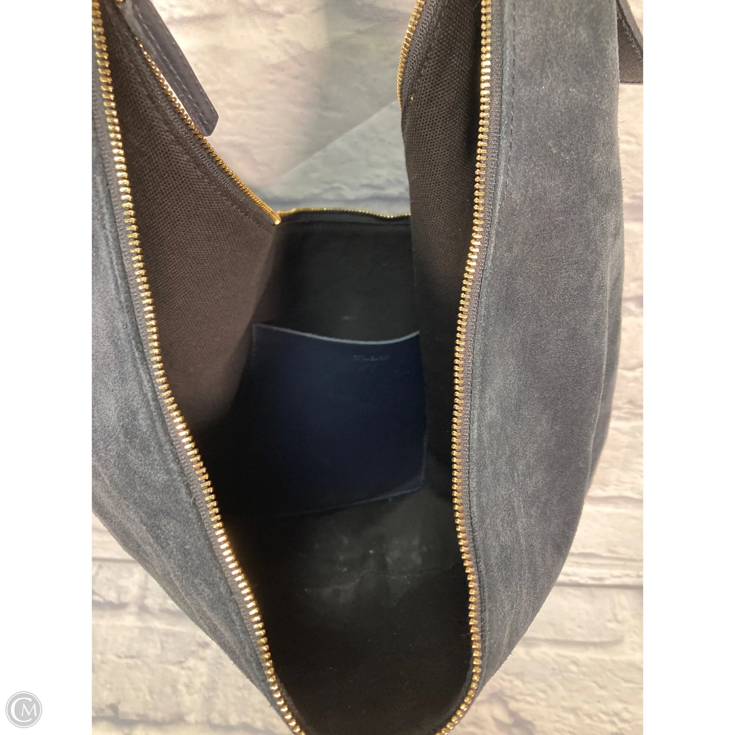 Handbag Leather By Madewell, Size: Medium