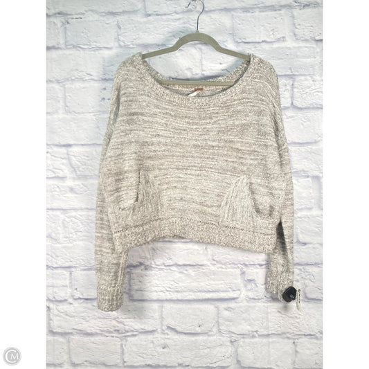 Sweater By Free People In Grey, Size: M