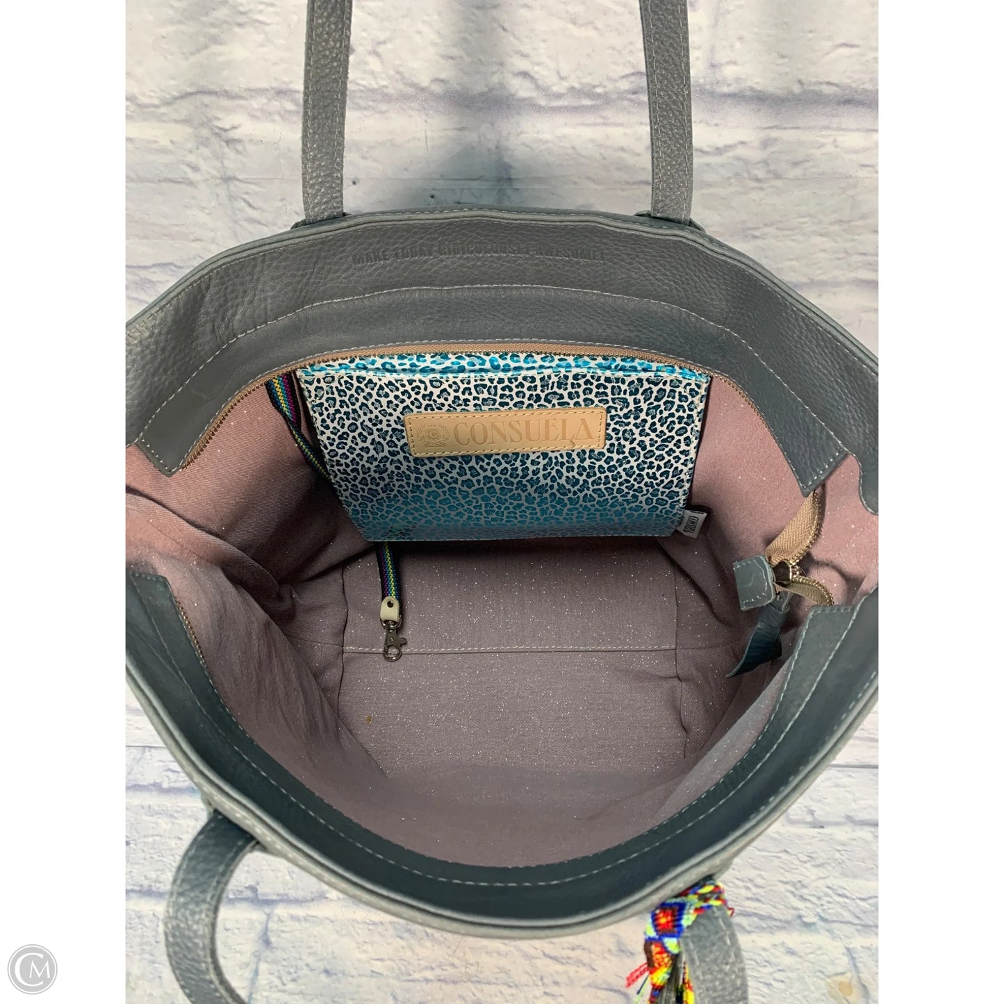 Tote Leather By Consuela, Size: Large