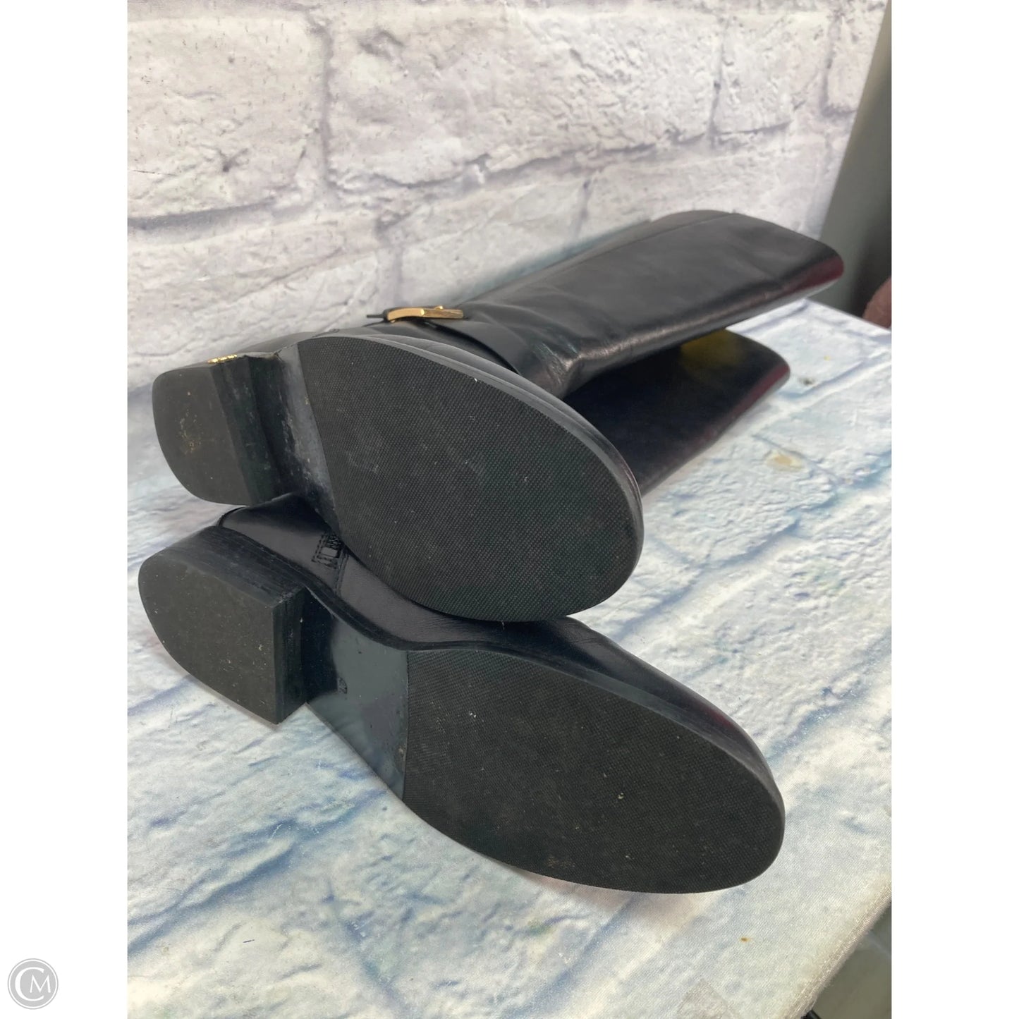 Boots Designer By Tory Burch In Black, Size: 9