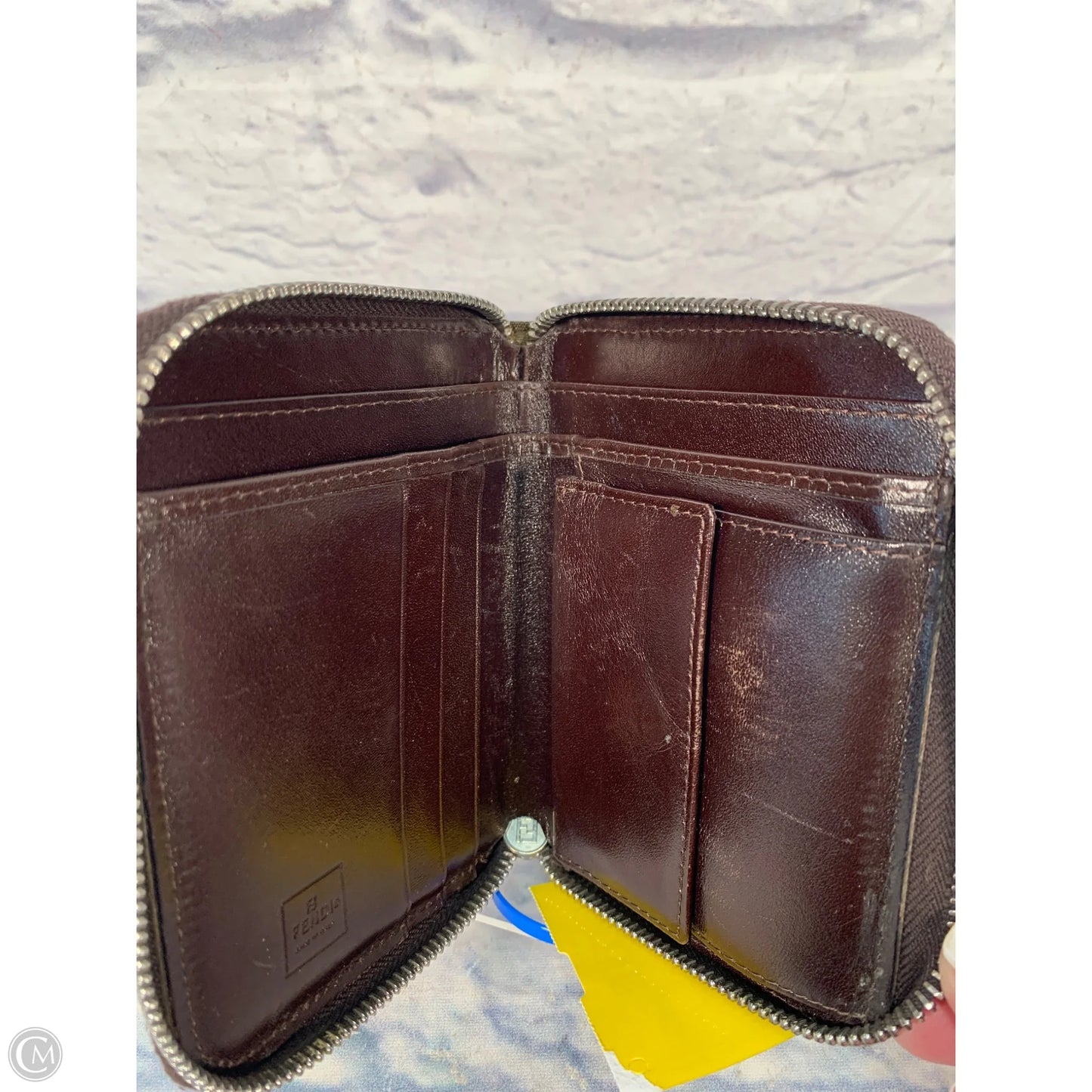 Wallet Luxury Designer By Fendi, Size: Small
