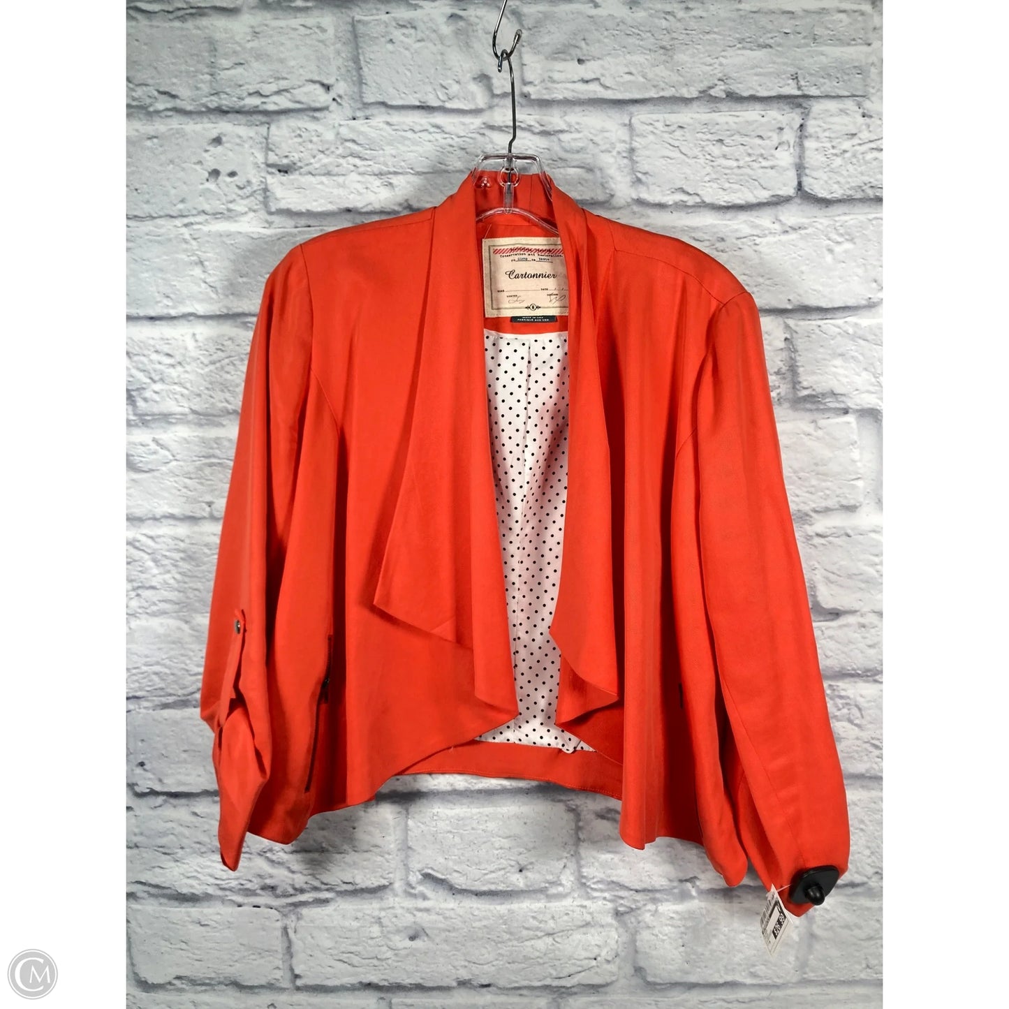 Blazer By Anthropologie In Orange, Size: M