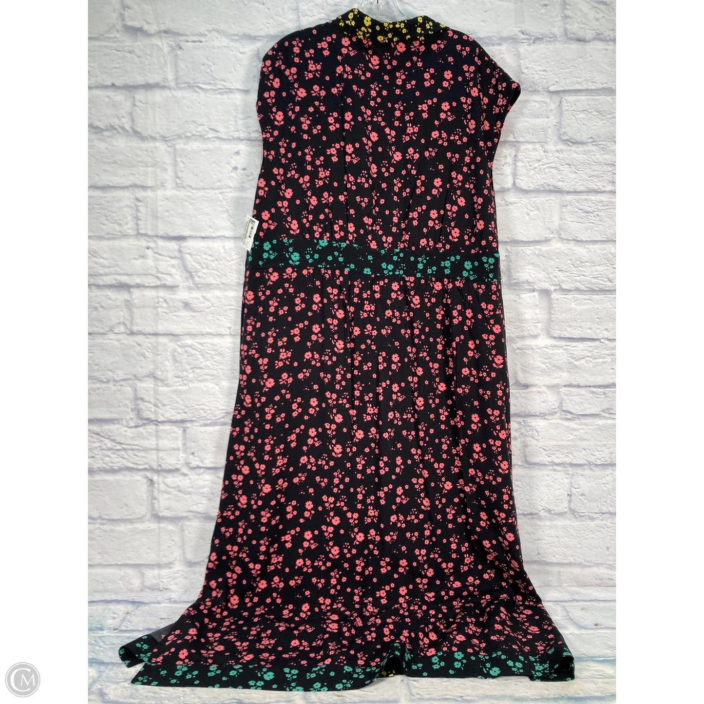 Dress Casual Maxi By Boden In Black & Pink, Size: 2x