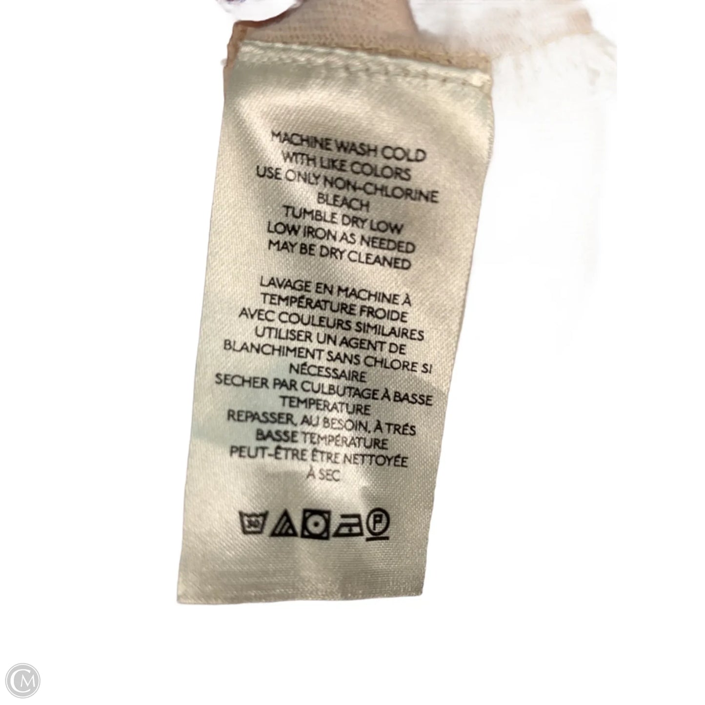 Top Long Sleeve By We The Free In Green & Pink, Size: M