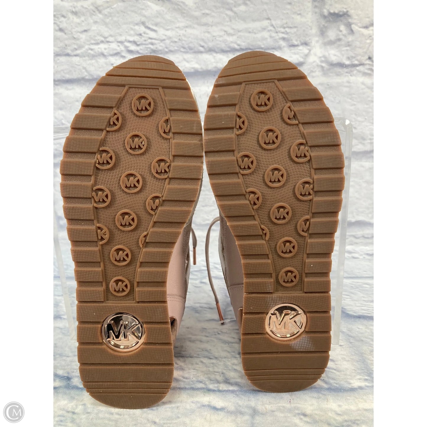 Shoes Sneakers By Michael By Michael Kors In Gold & Pink, Size: 6