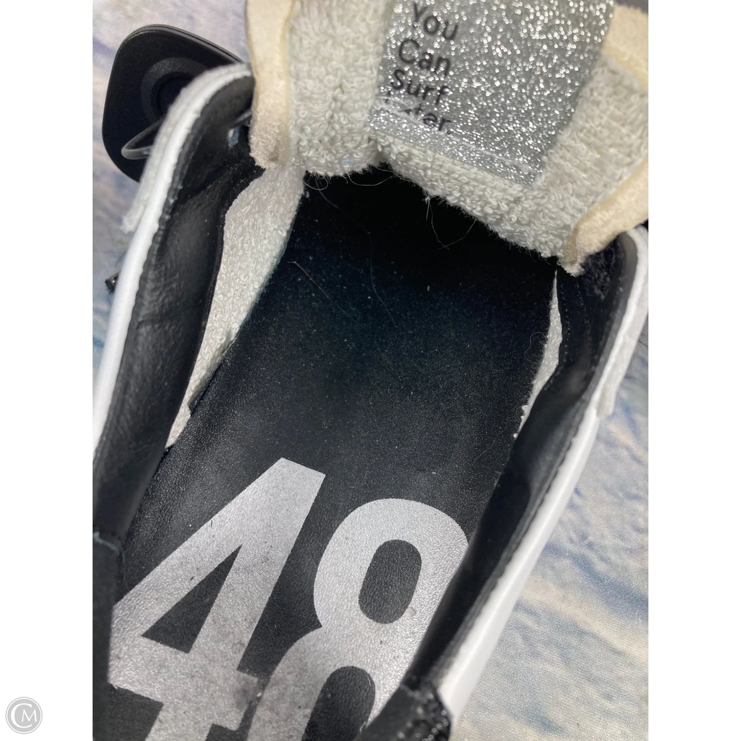 Shoes Sneakers By P448 In Black & Cream, Size: 8.5