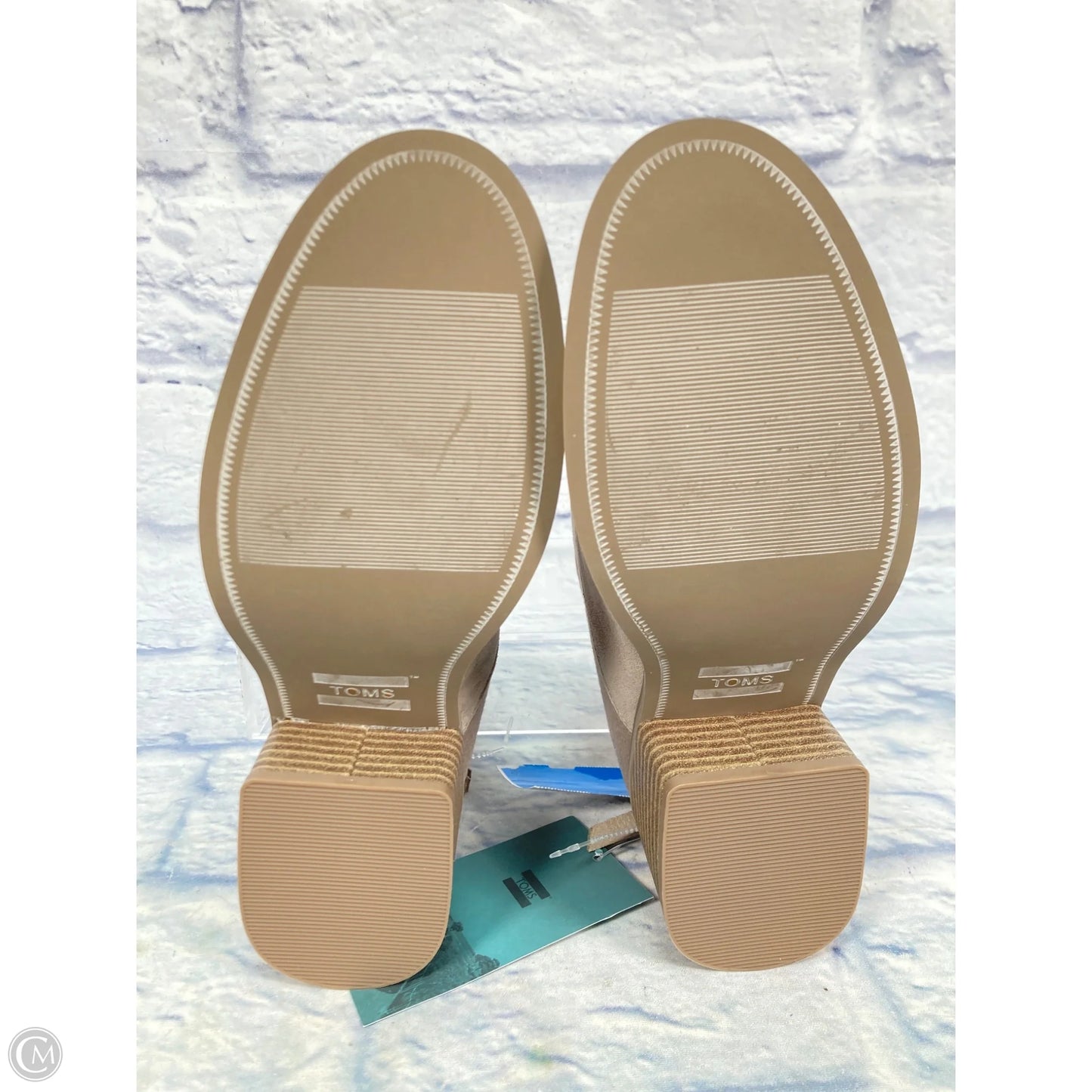 Boots Ankle Heels By Toms In Tan, Size: 7