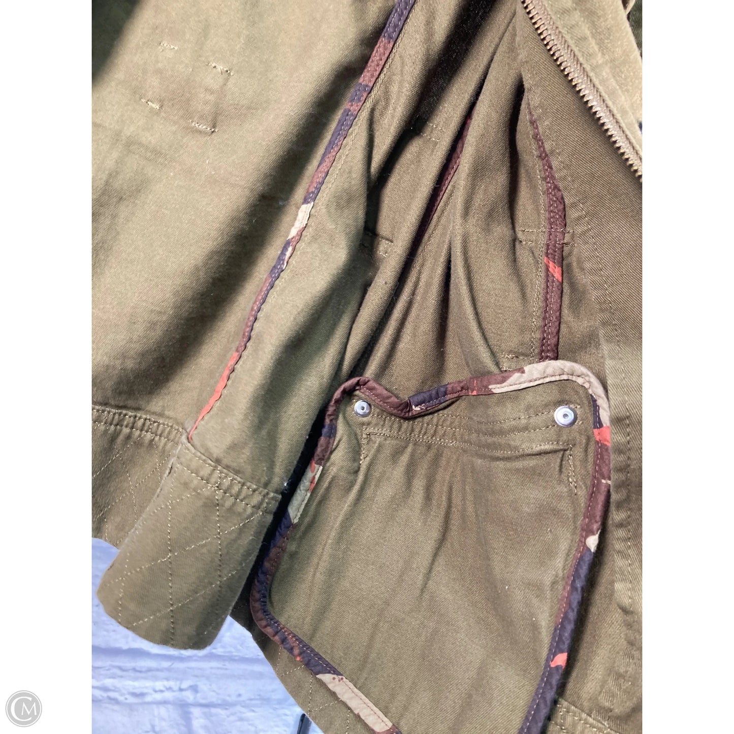 Jacket Shirt By Barbour In Green, Size: S