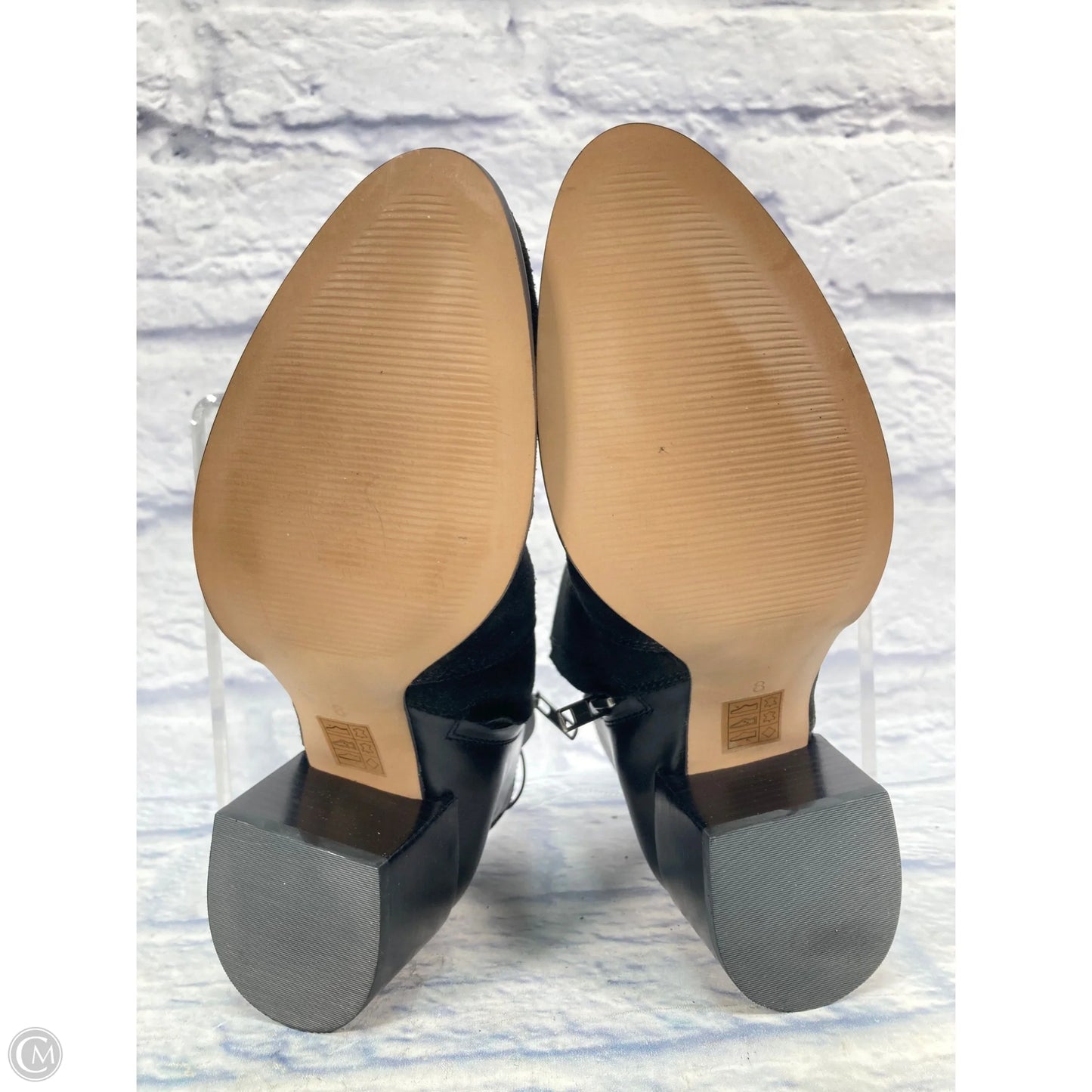 Boots Ankle Heels By Madewell In Black, Size: 8