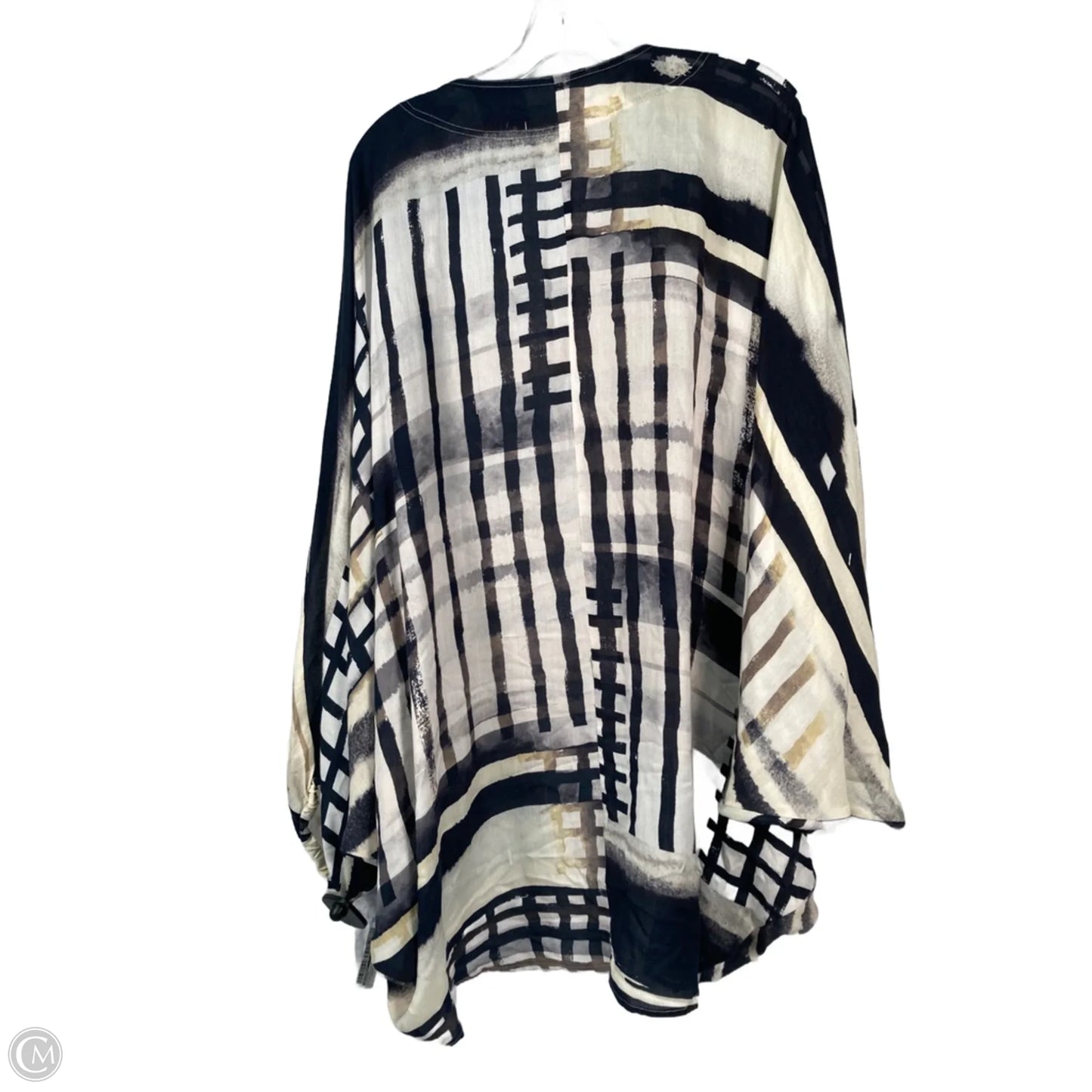 Kimono By Floreat In Blue & Cream, Size: Osfm