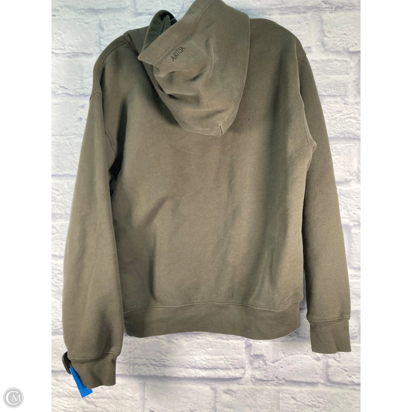 Sweatshirt Hoodie By Aritzia In Green, Size: L