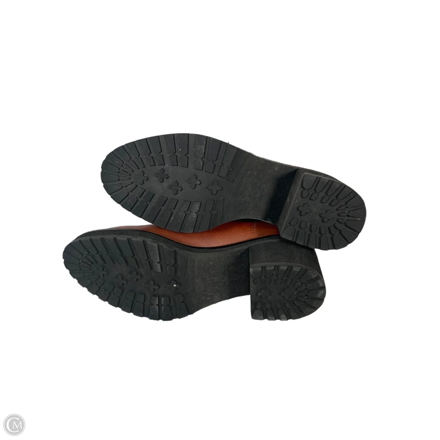 Boots Ankle Heels By Madewell In Brown, Size: 7.5