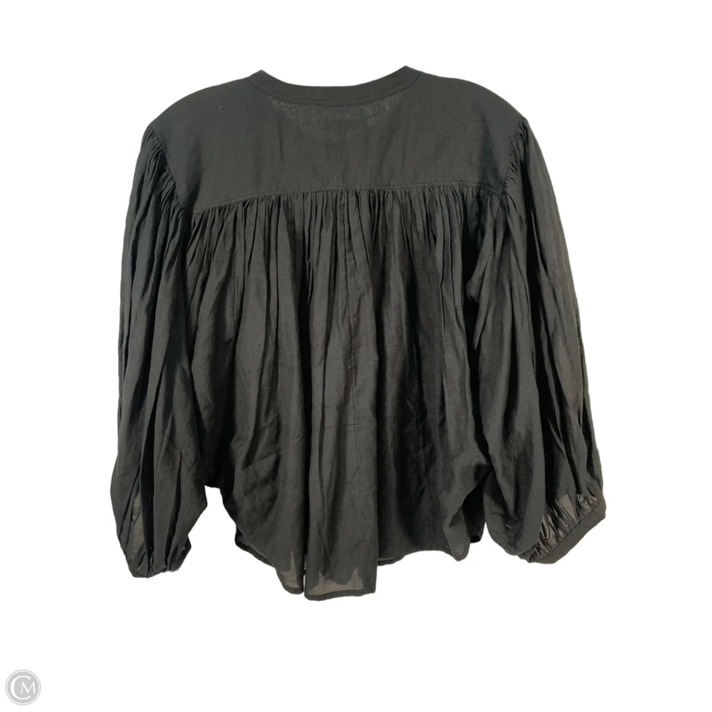 Top Long Sleeve By Madewell In Black, Size: L