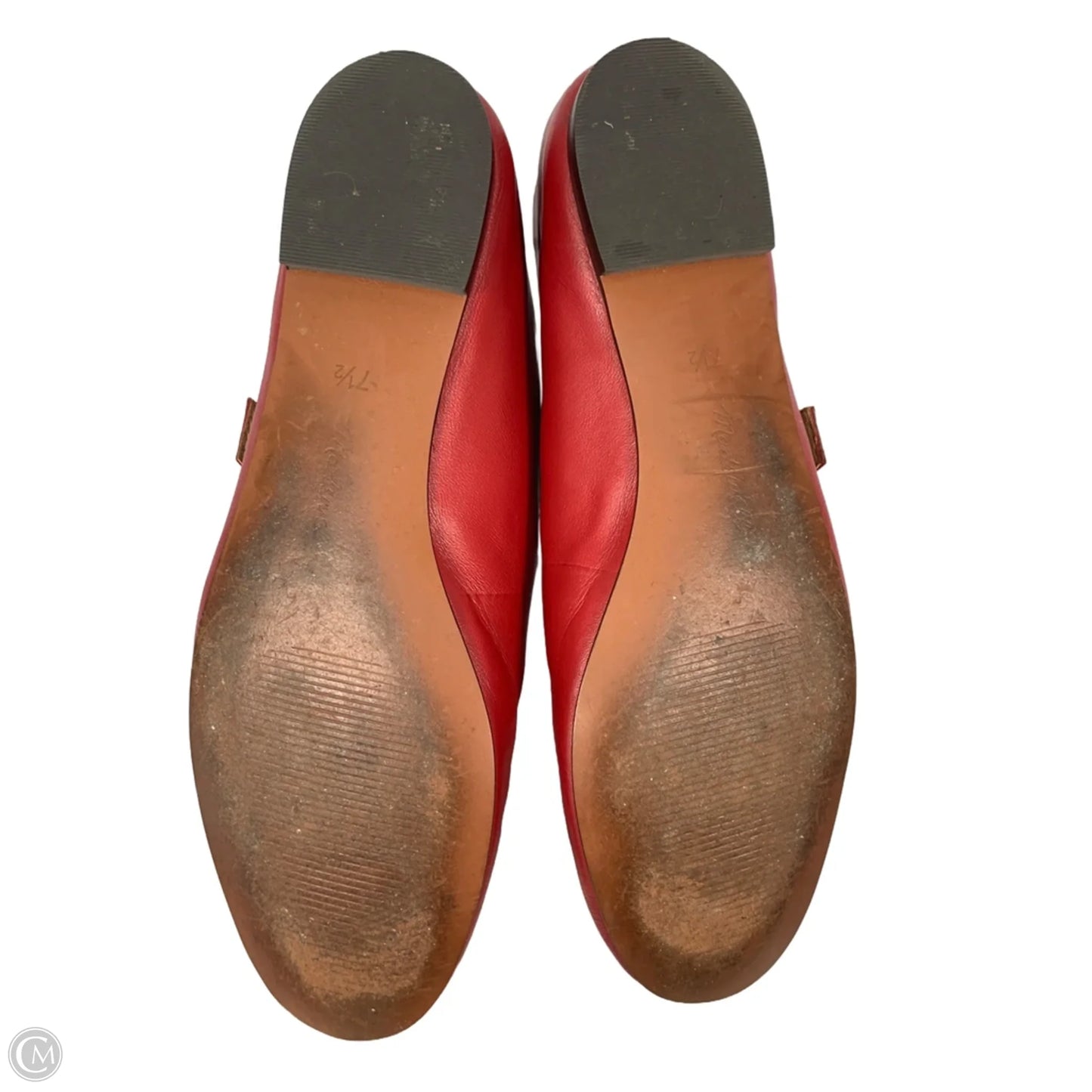 Shoes Flats By Madewell In Red, Size: 7.5
