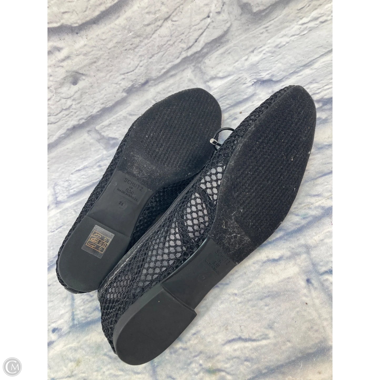 Shoes Flats By Schutz In Black, Size: 8.5