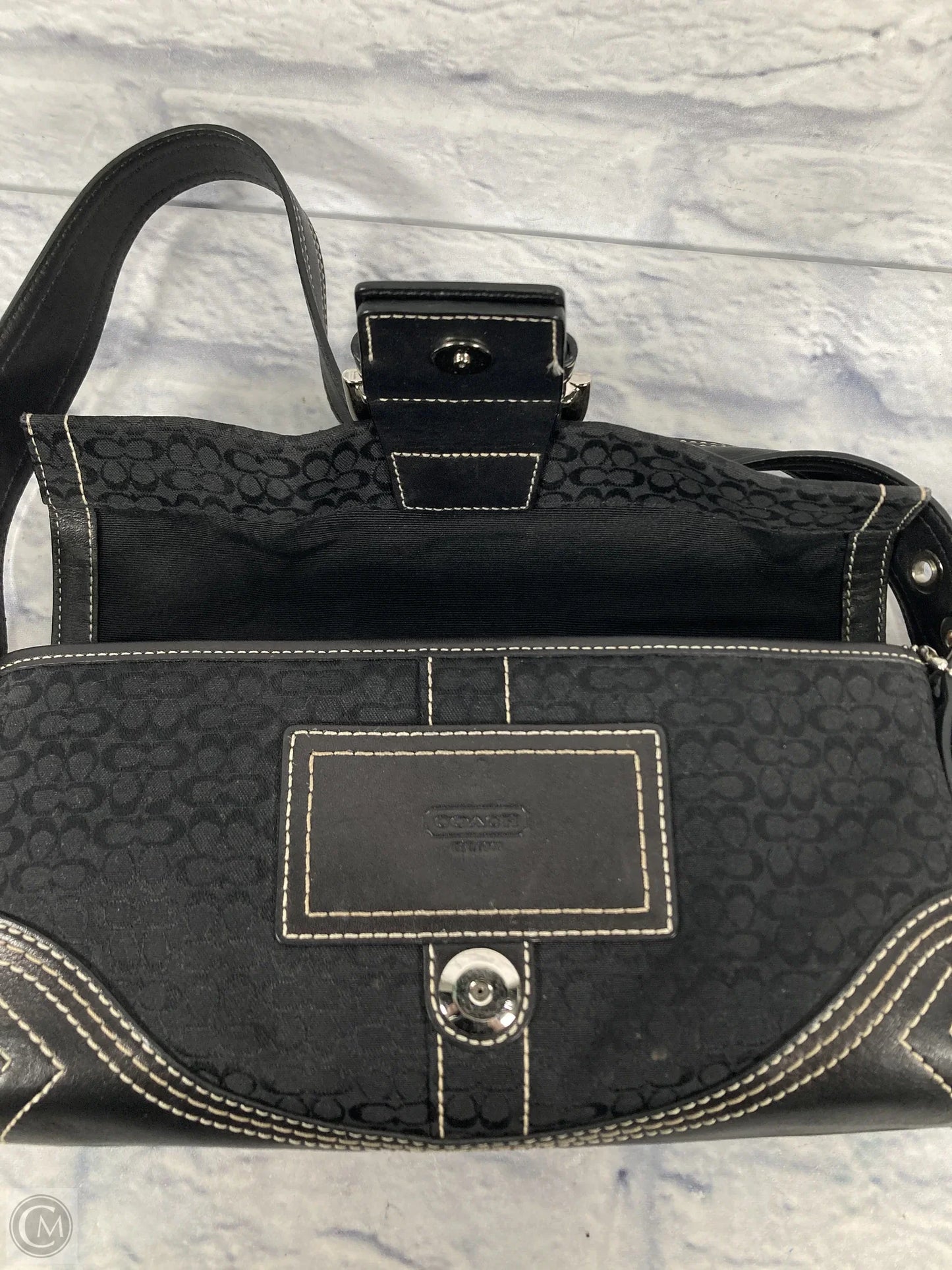 Handbag Designer By Coach, Size: Small