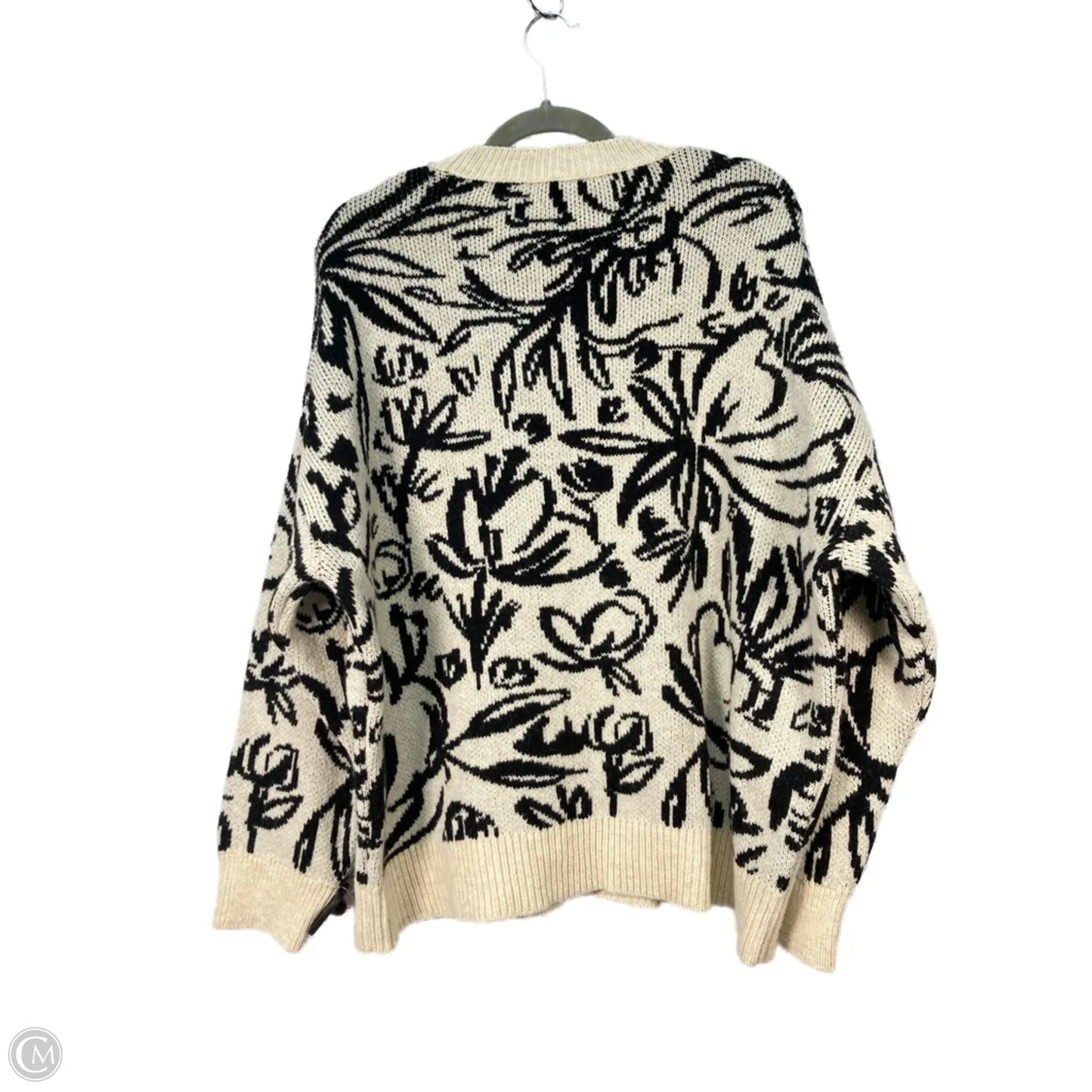 Sweater By Anthropologie In Cream, Size: 1x