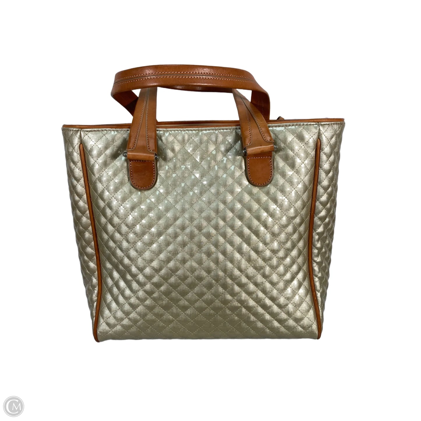 Handbag Leather By Consuela, Size: Large
