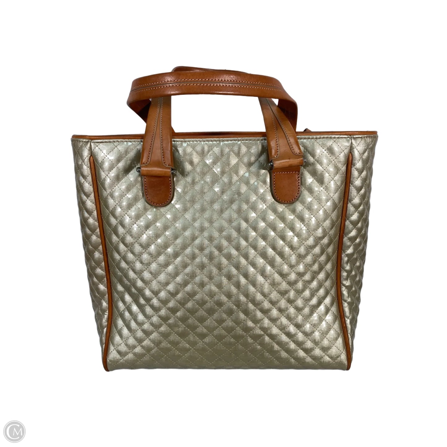 Handbag Leather By Consuela, Size: Large