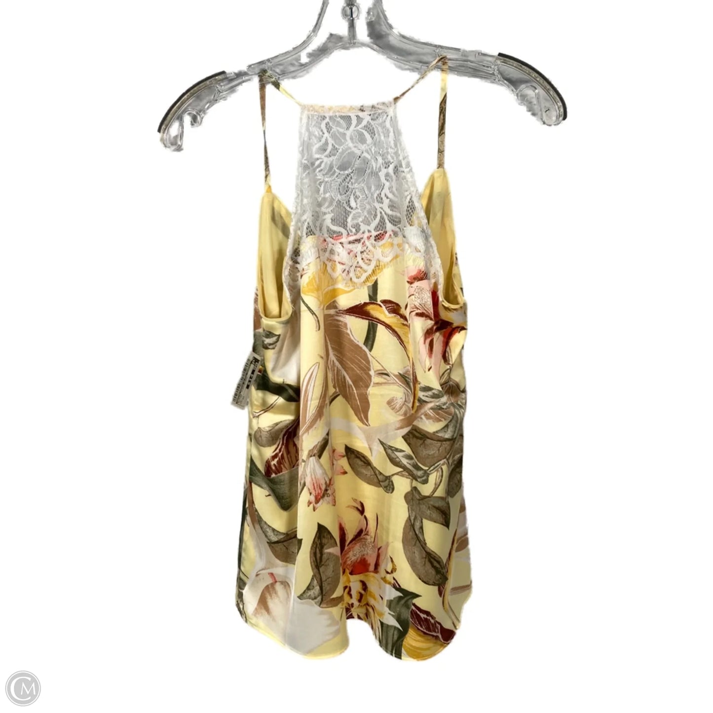 Blouse Sleeveless By White House Black Market In Yellow, Size: Xs