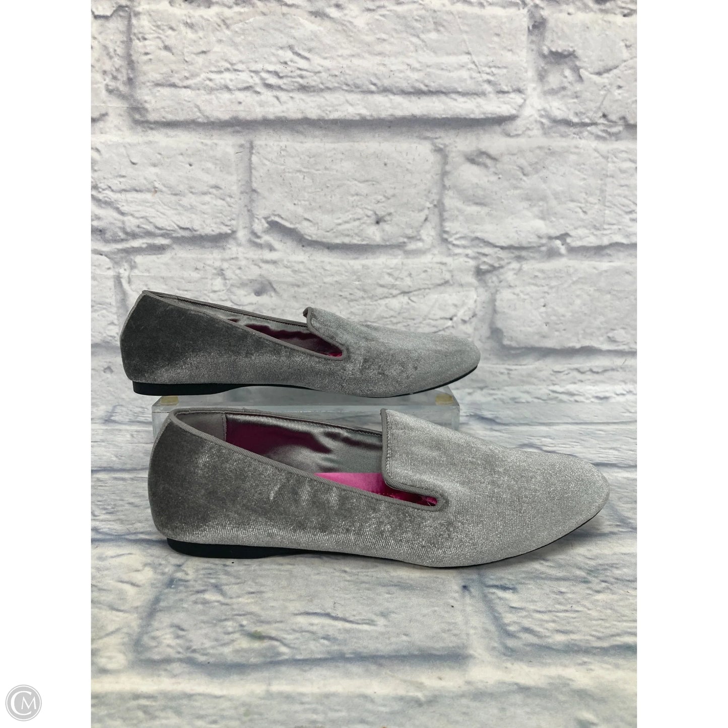 Shoes Flats By Clothes Mentor In Grey, Size: 8