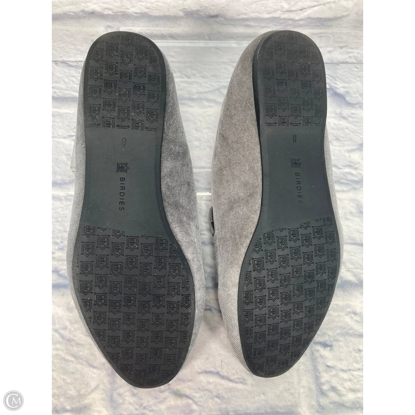 Shoes Flats By Clothes Mentor In Grey, Size: 8