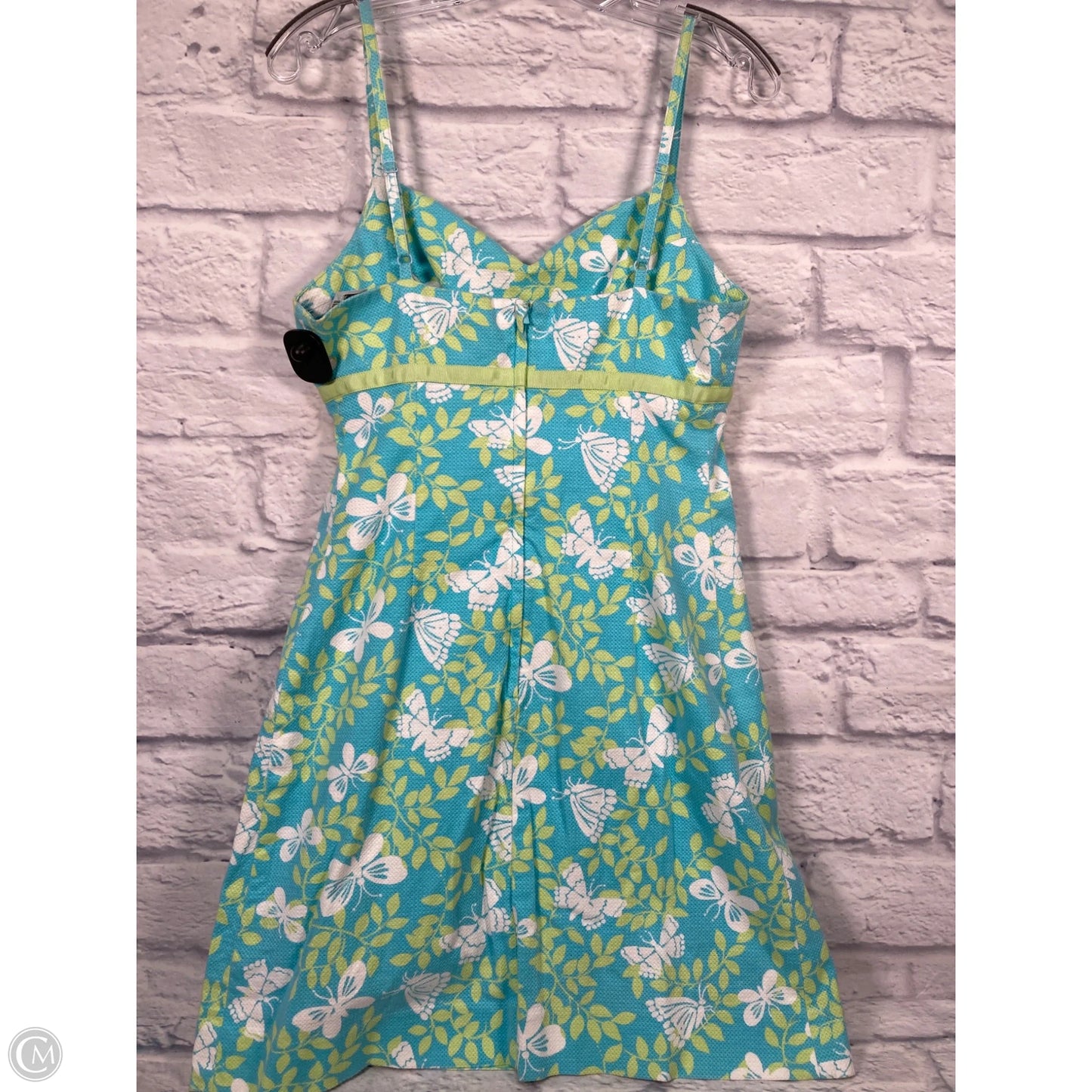 Dress Designer By Lilly Pulitzer In Blue & White, Size: M