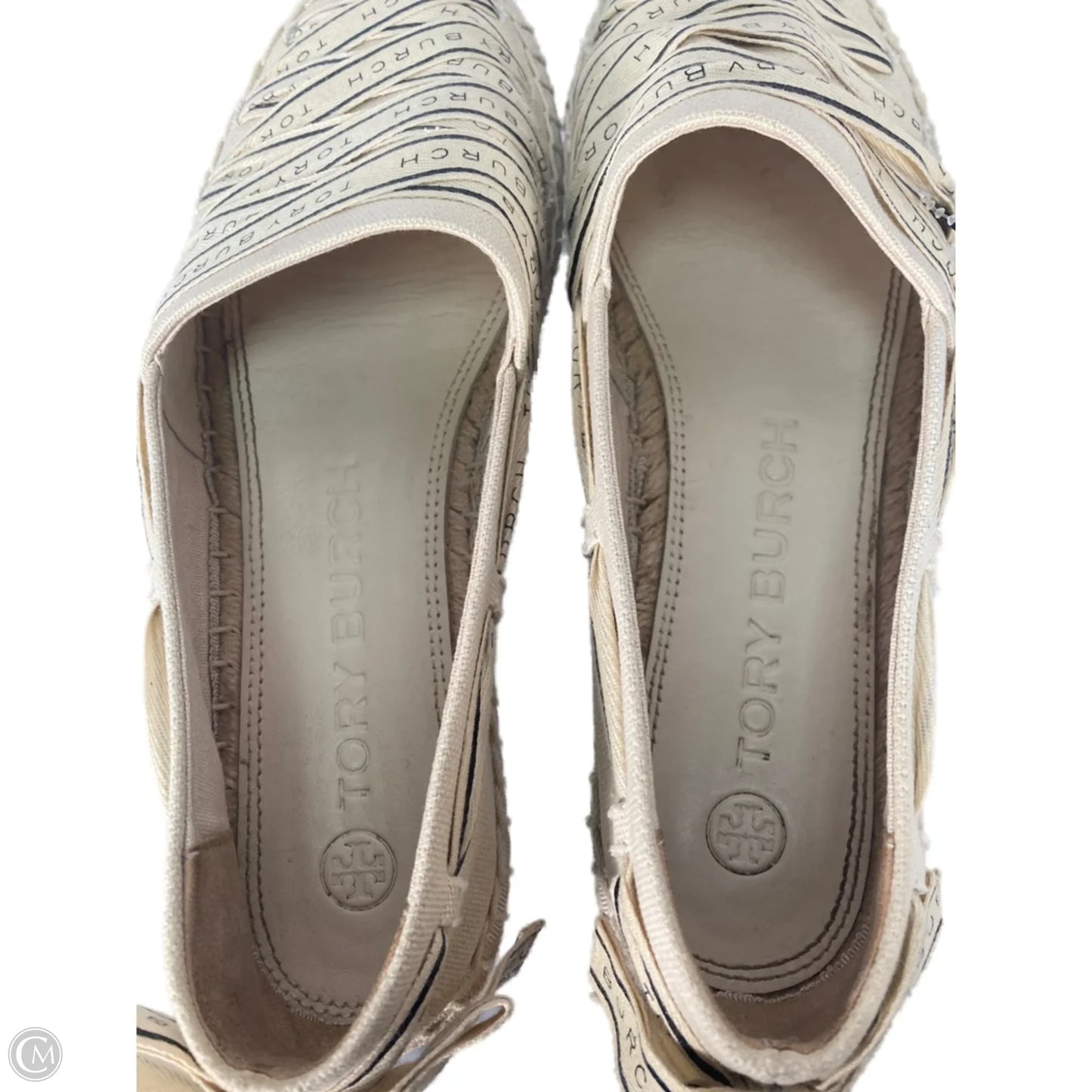 Shoes Designer By Tory Burch In Cream, Size: 7.5