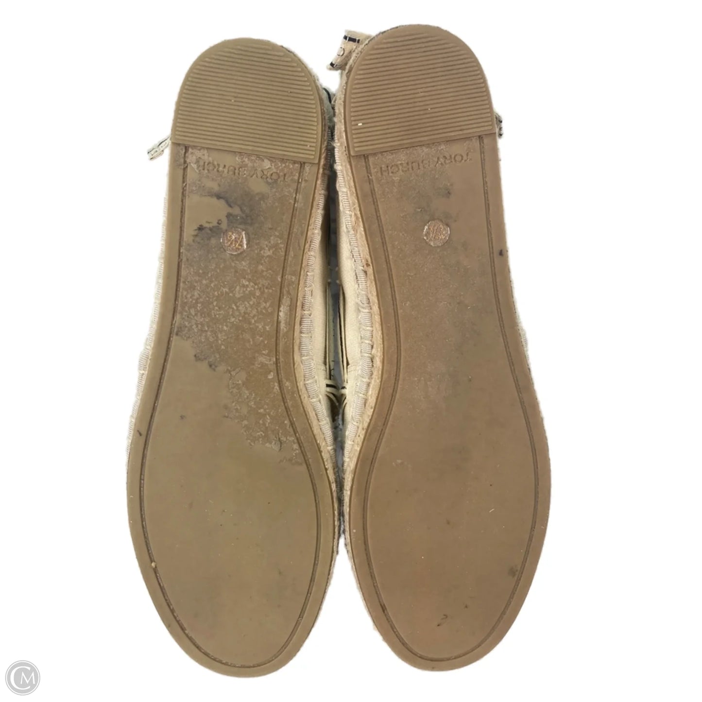 Shoes Designer By Tory Burch In Cream, Size: 7.5