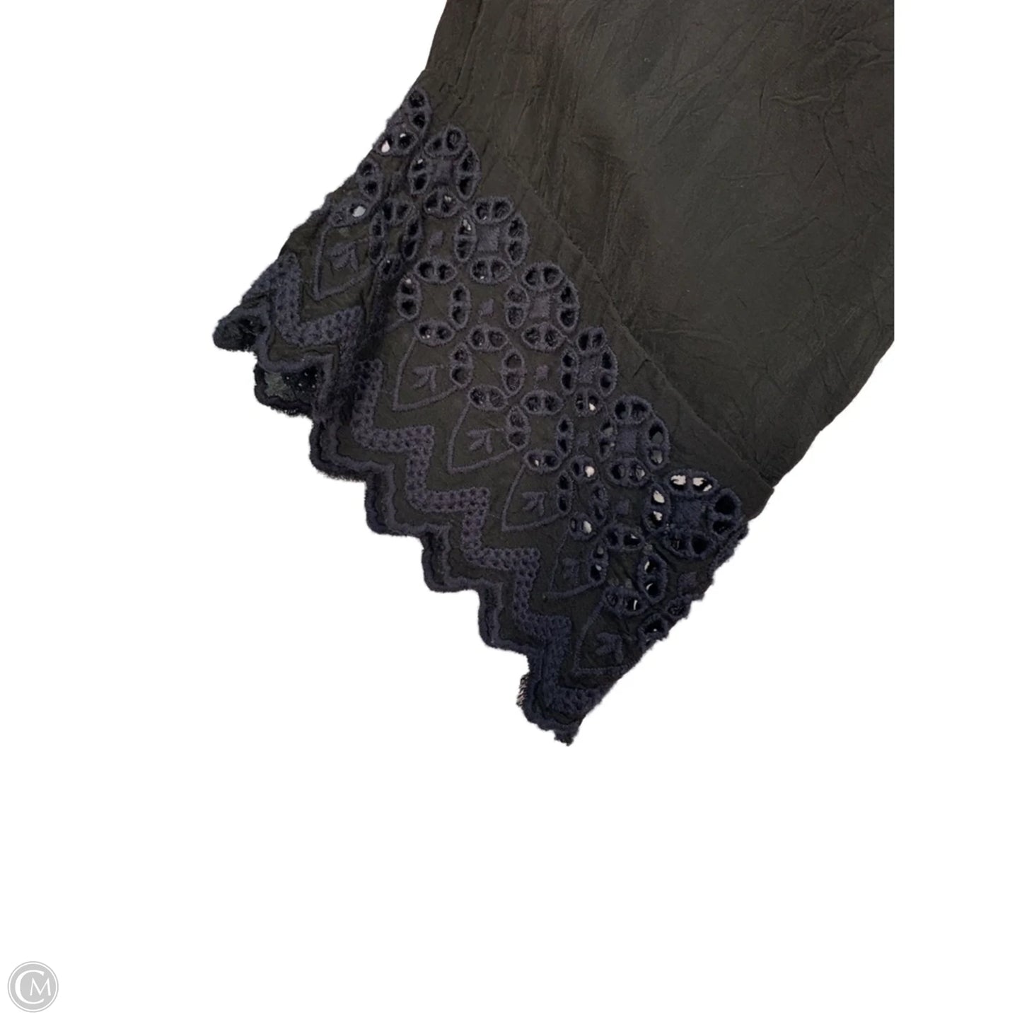 Tunic Short Sleeve By Johnny Was In Black, Size: S