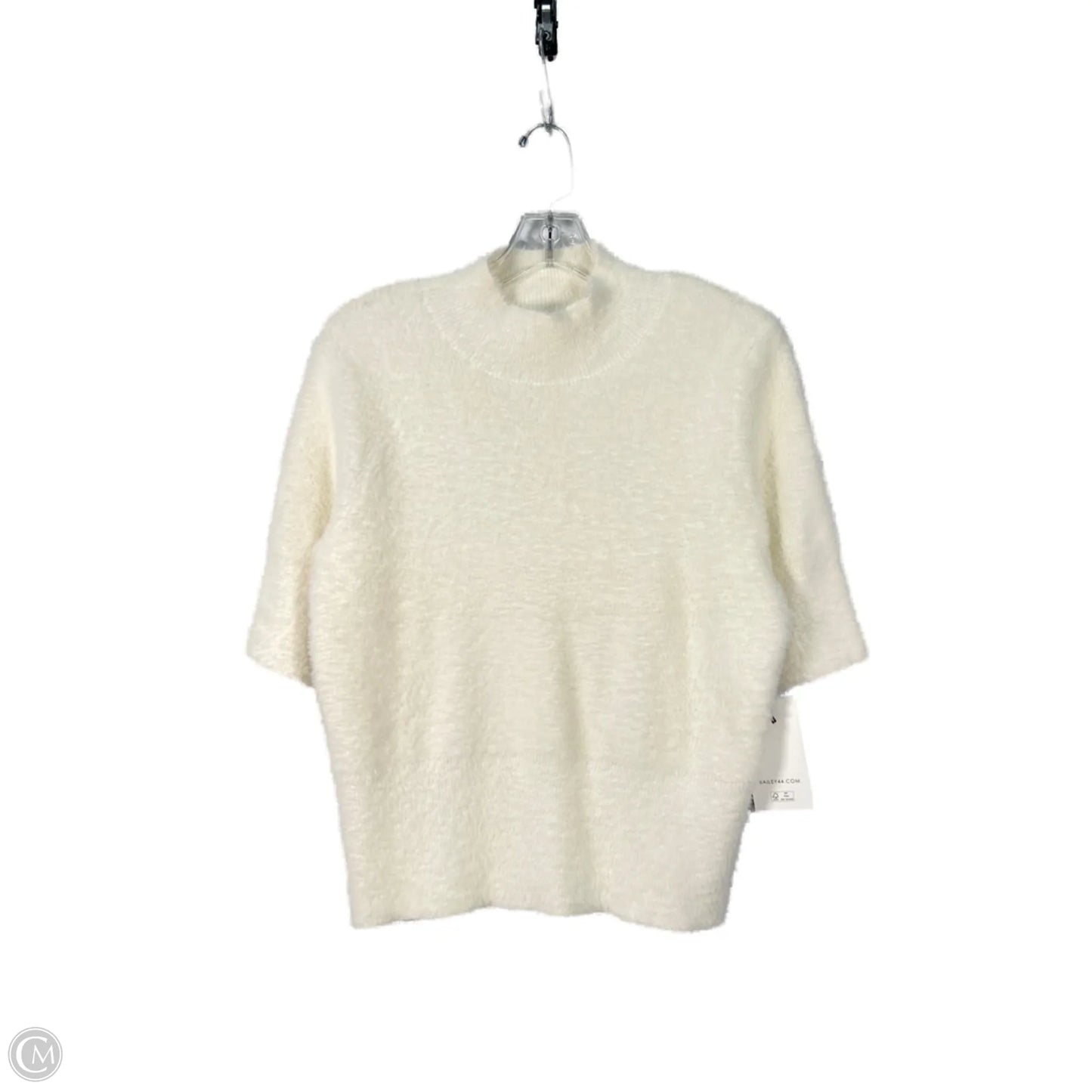 Sweater Short Sleeve By Bailey 44 In Cream, Size: L