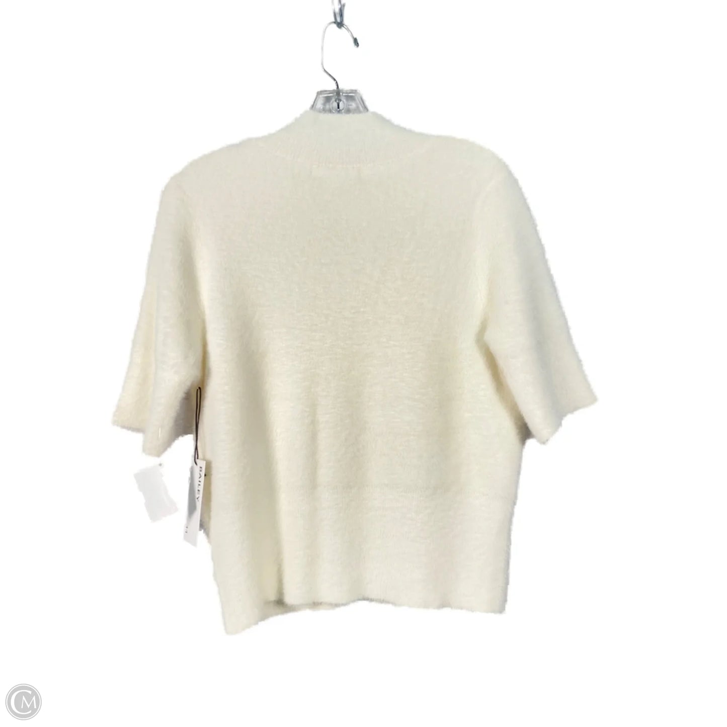 Sweater Short Sleeve By Bailey 44 In Cream, Size: L